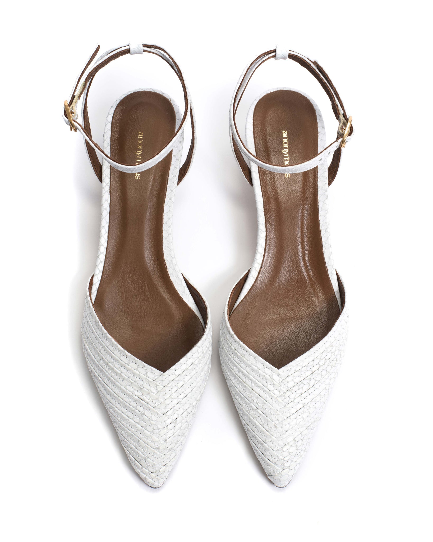 Givia 40 Snake calf White - Anonymous Copenhagen