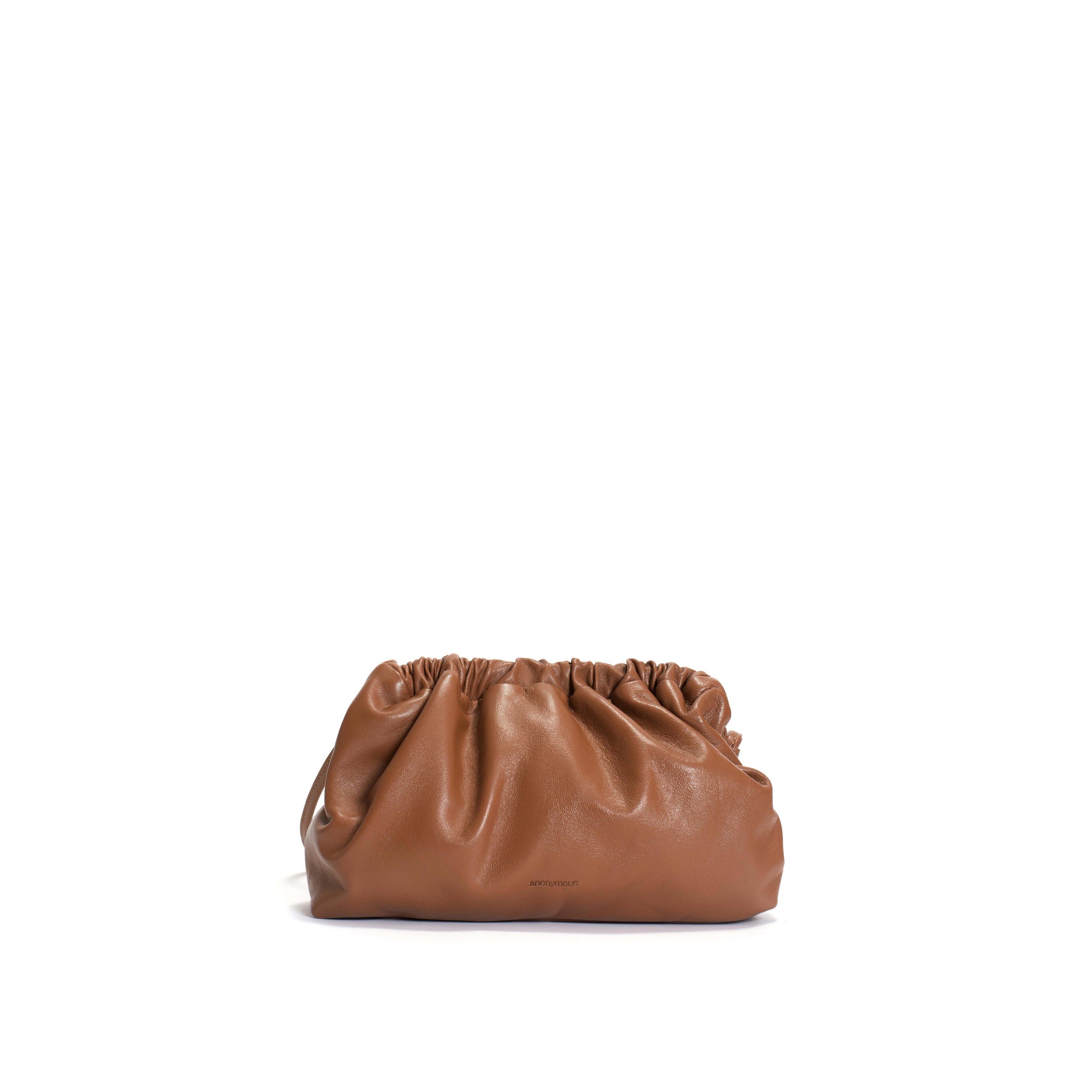 Hally petite cloud bag Shiny lamb Hazelnut