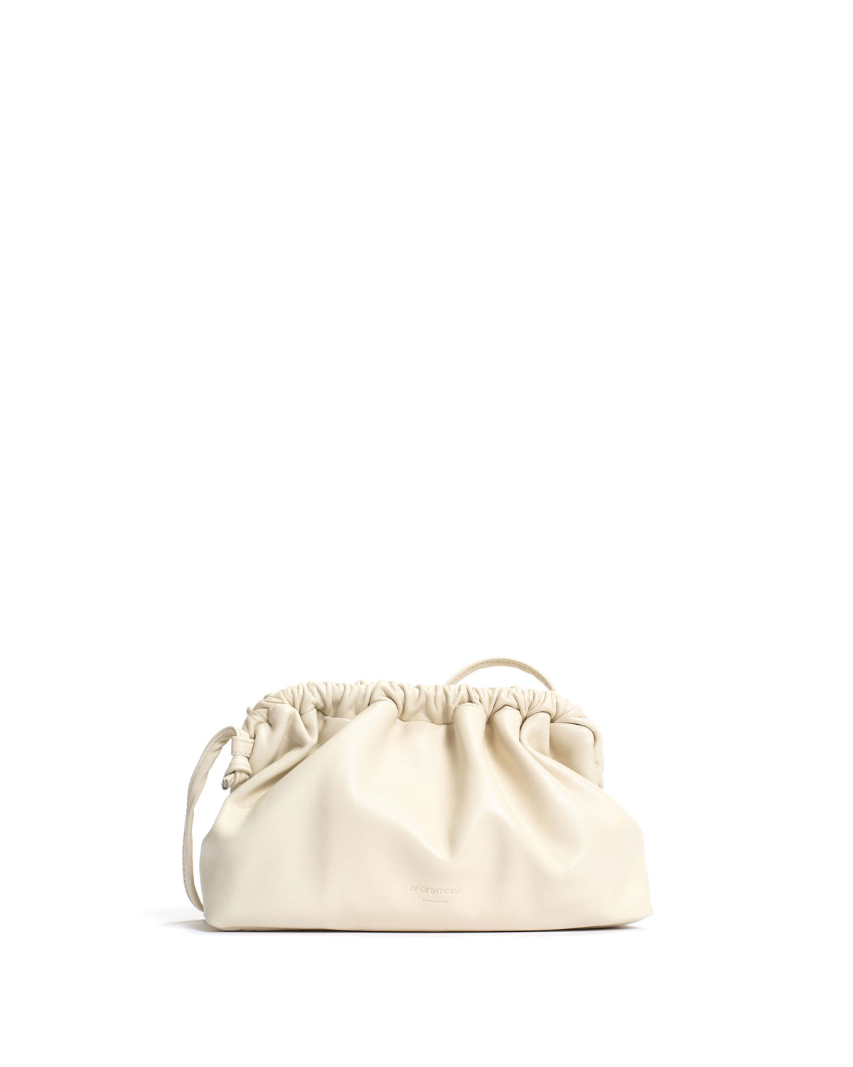 Hally classic cloud bag Shiny lamb White sand
