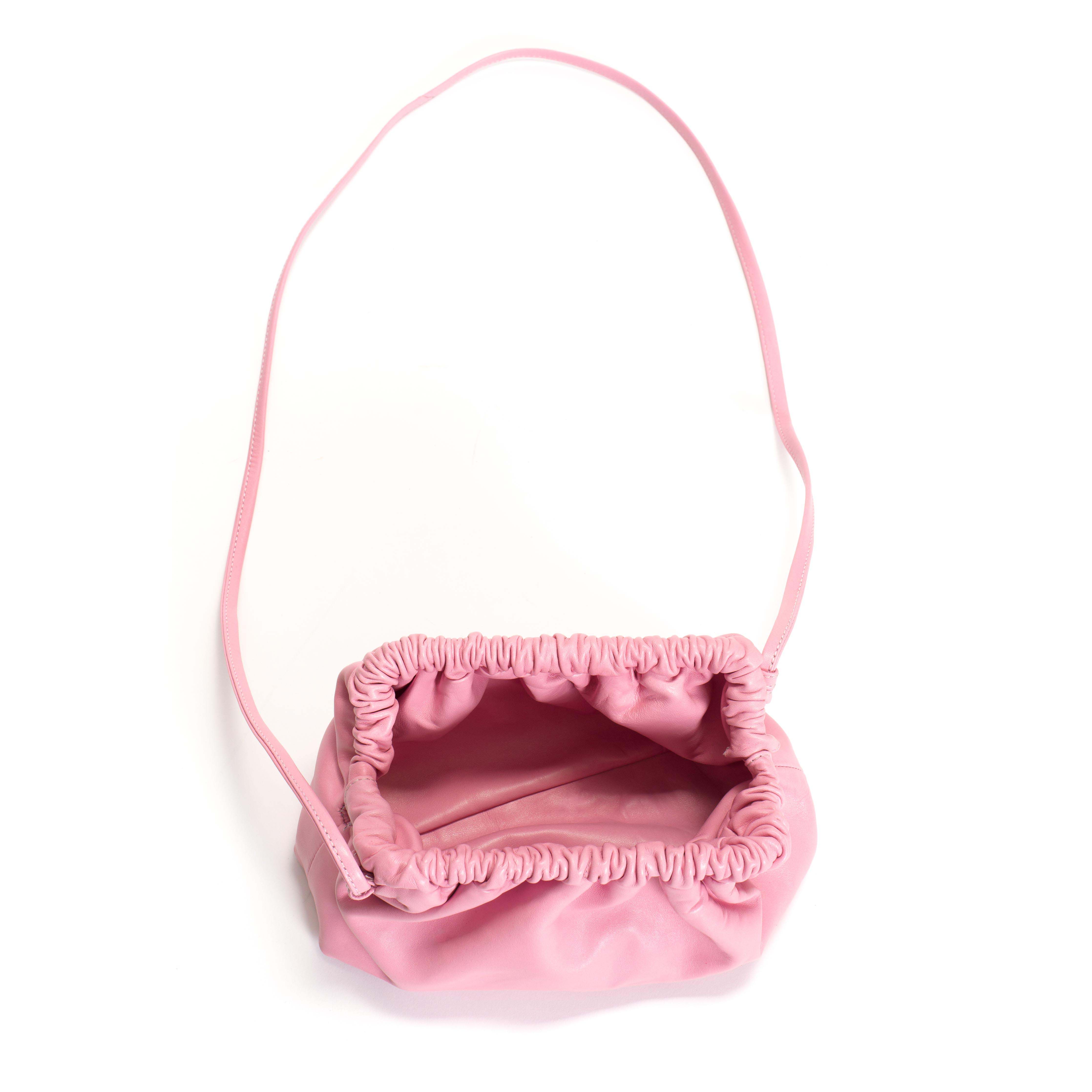 Hally petite cloud bag Shiny lamb Gum candy