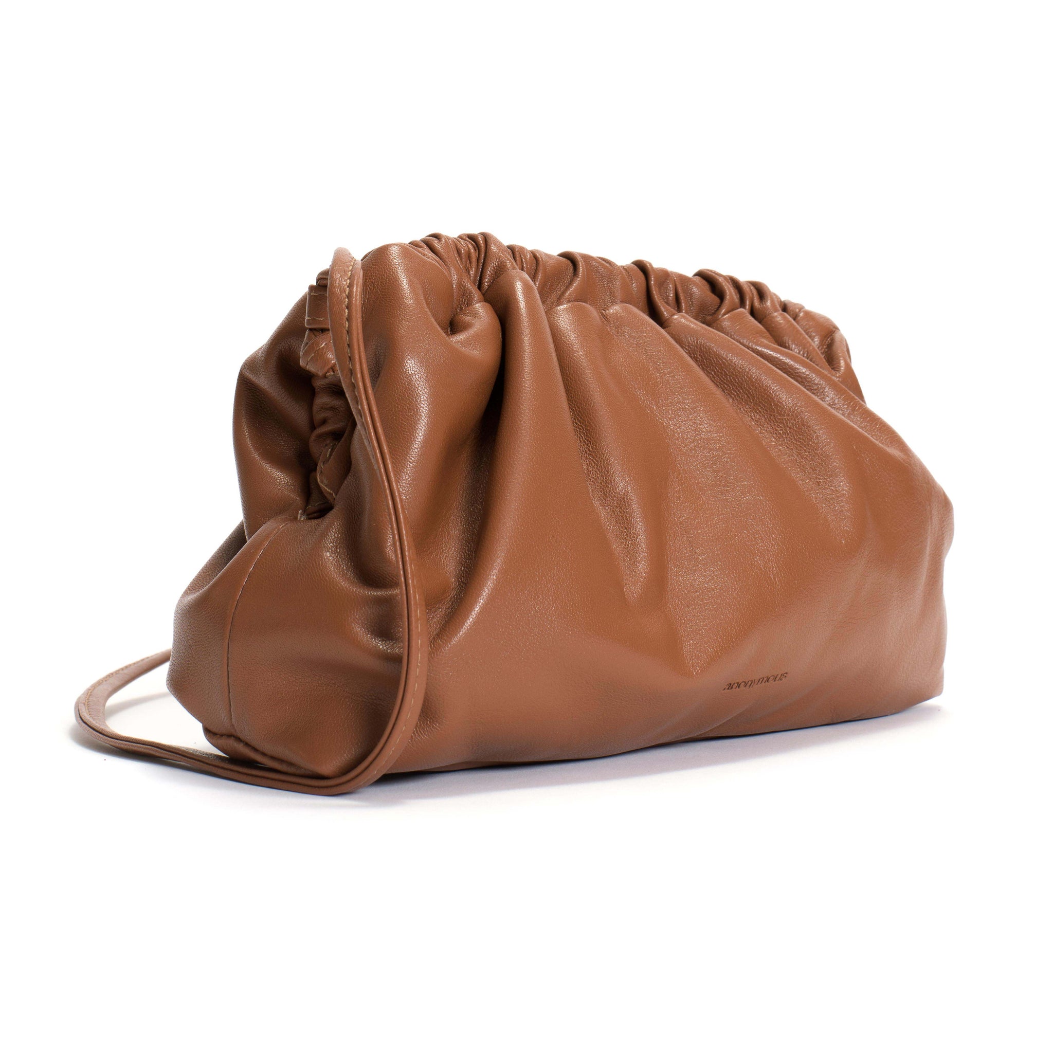 Hally petite cloud bag Shiny lamb Hazelnut