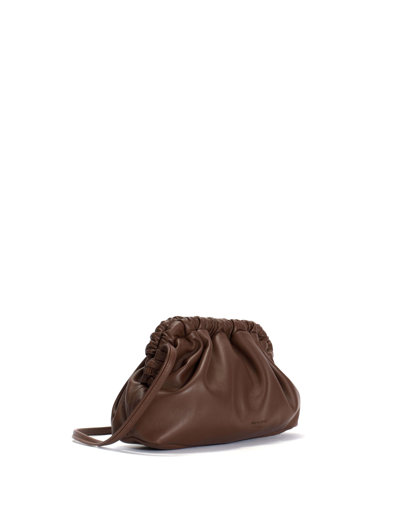 Hally petite cloud bag Silky lamb Chocolate - Anonymous Copenhagen