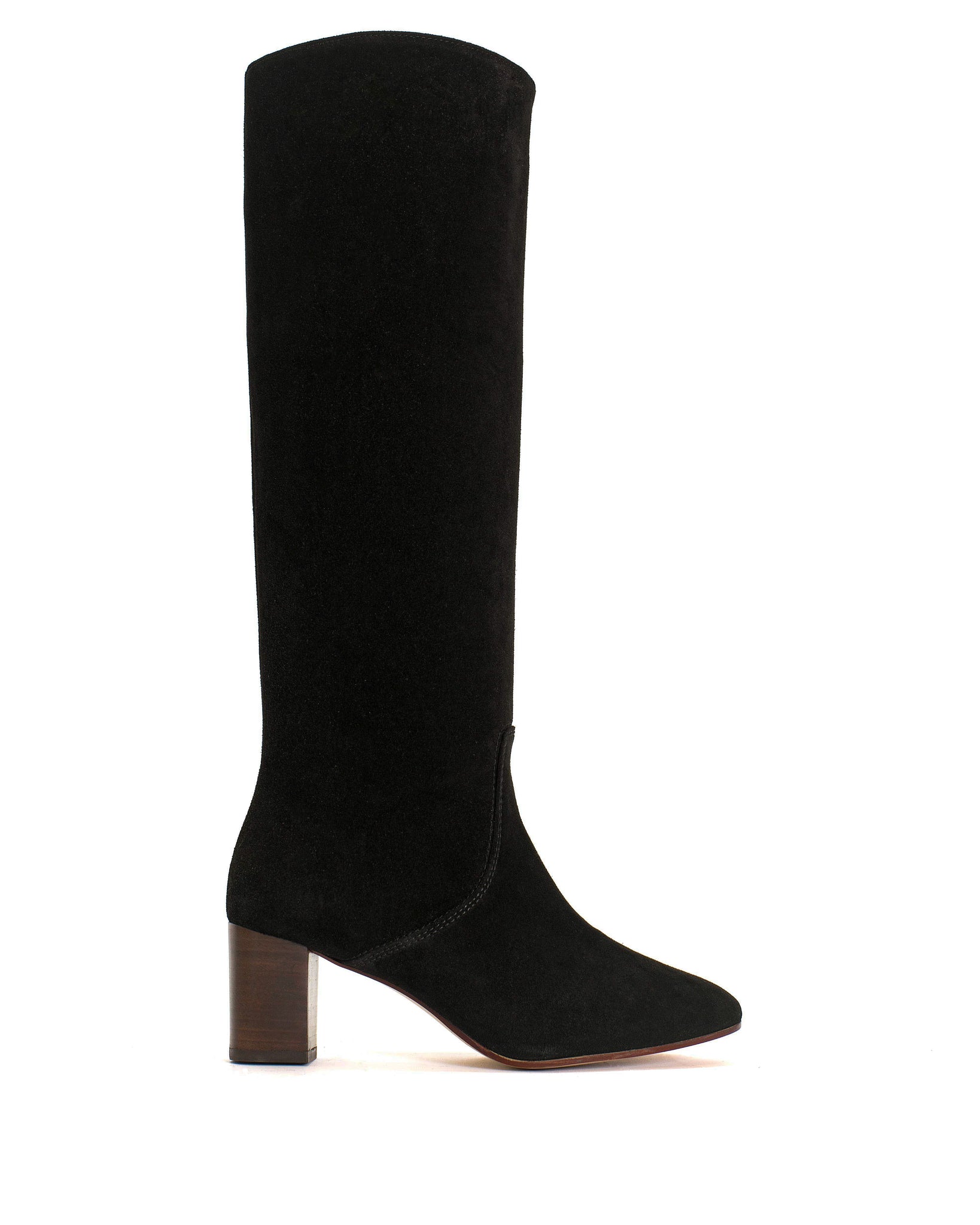 Henriette Calf Suede Black