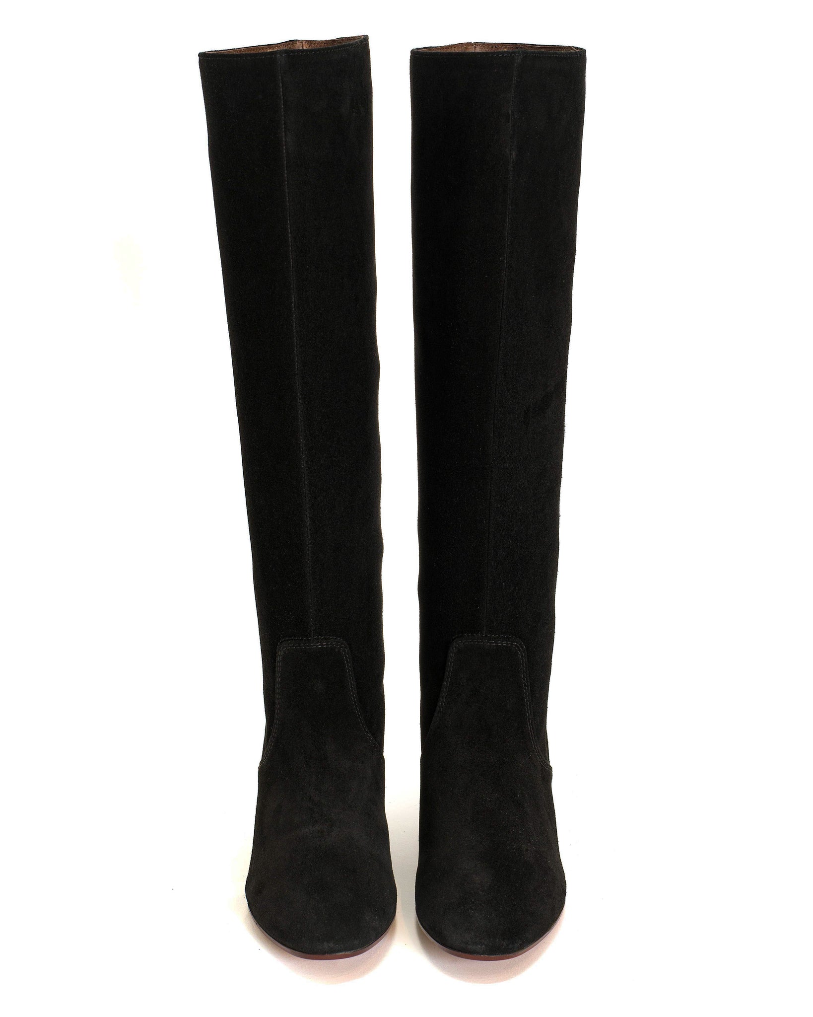 Henriette Calf Suede Black