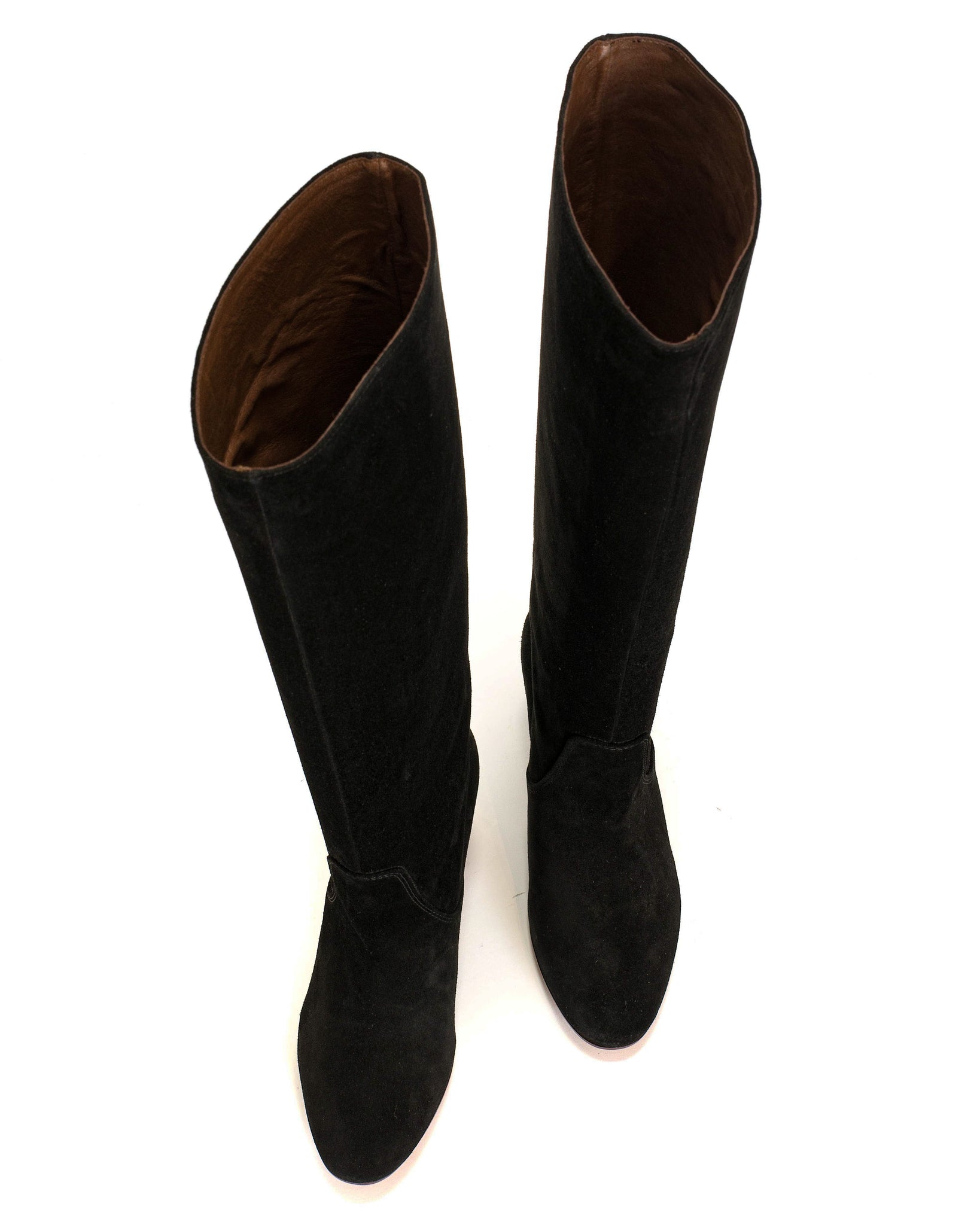 Henriette Calf Suede Black