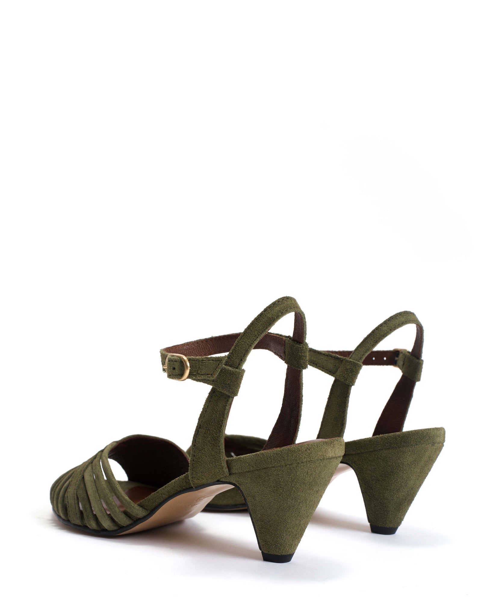 Hermine Calf suede Olive green - Anonymous Copenhagen