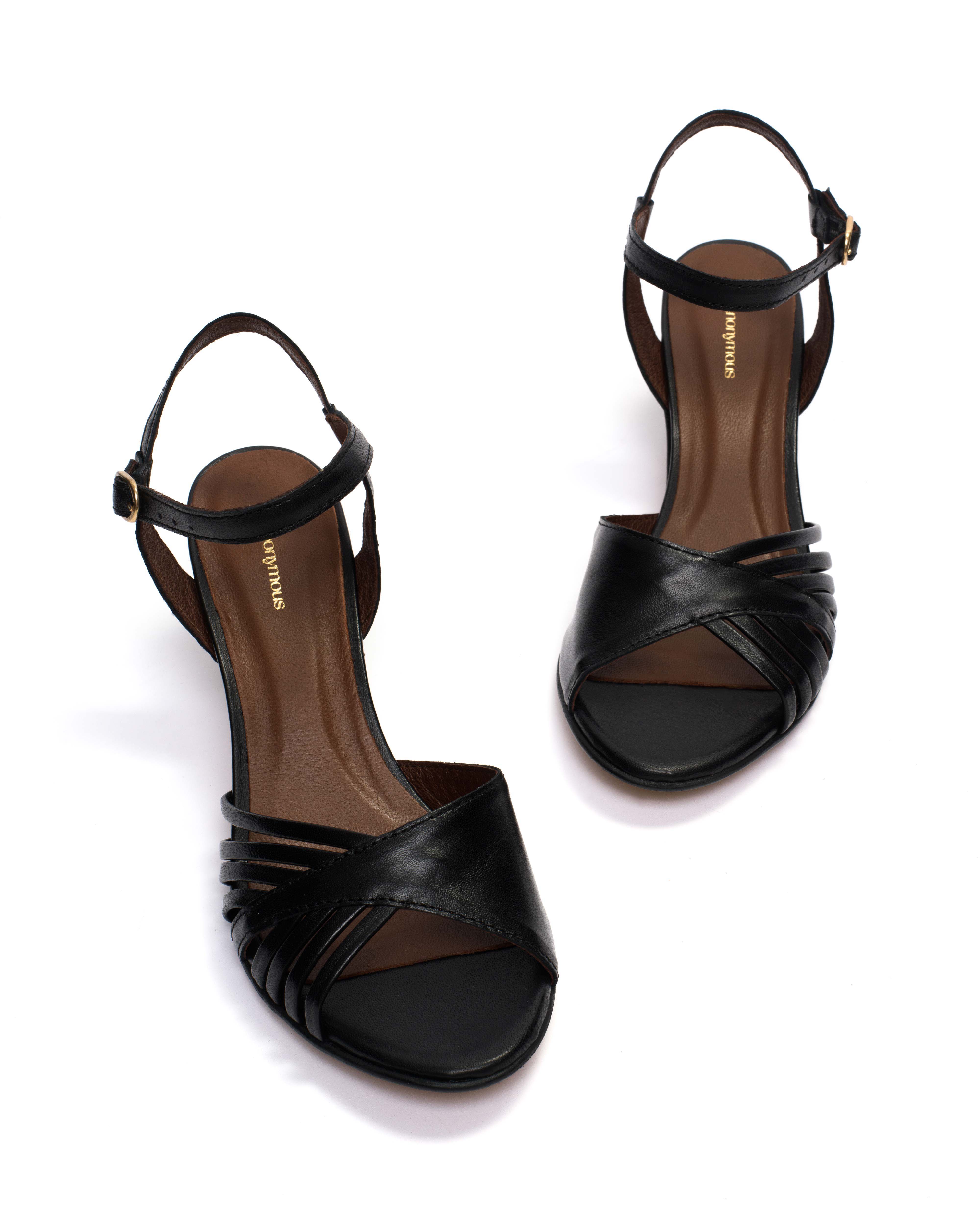 Hermine Shiny lamb Black