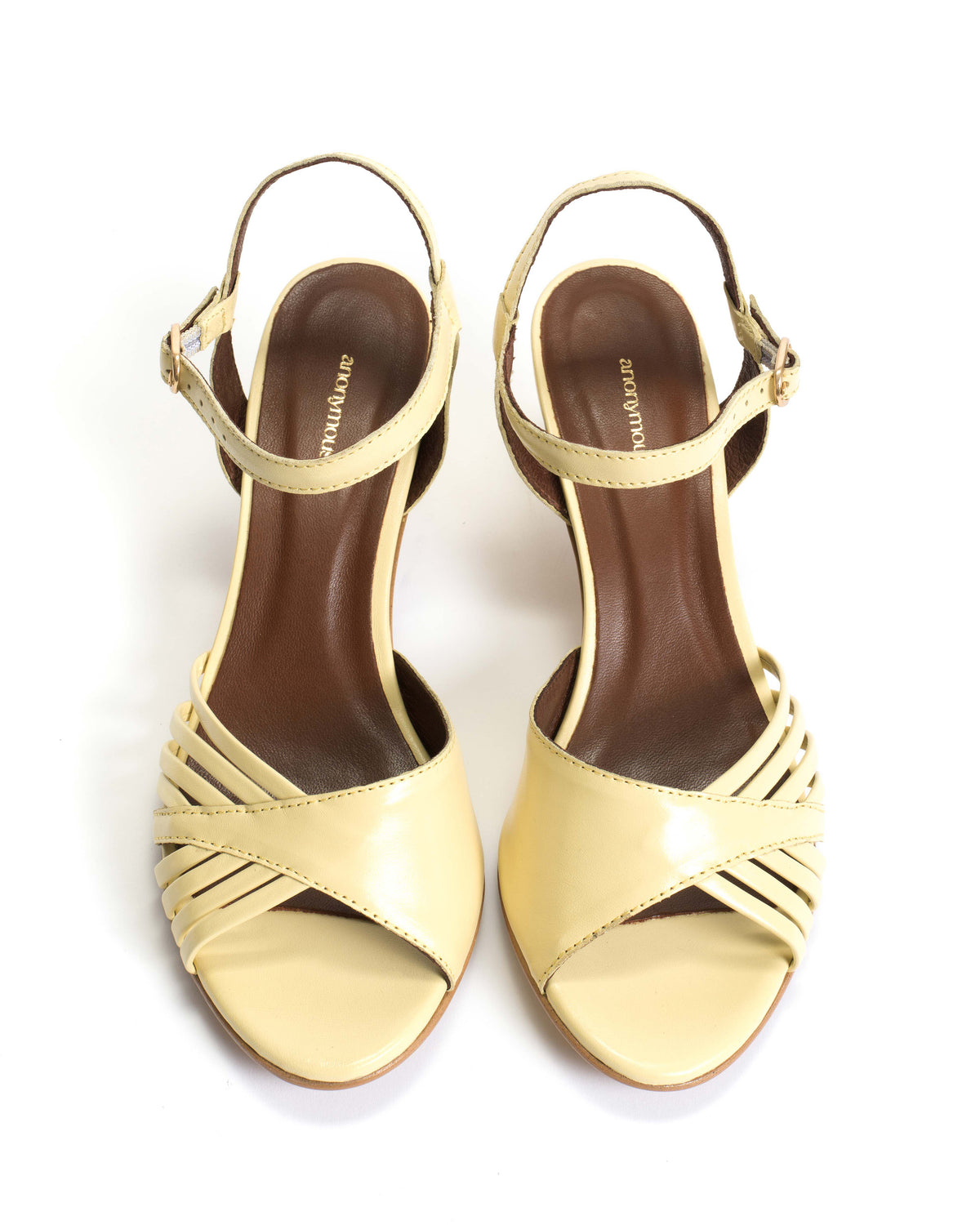 Hermine 50 stiletto Shiny lamb Pineapple ice