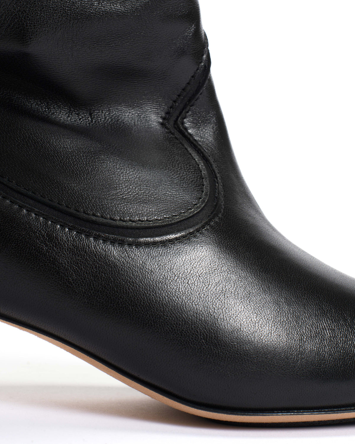 Hicha 40 stiletto Silky calf Black