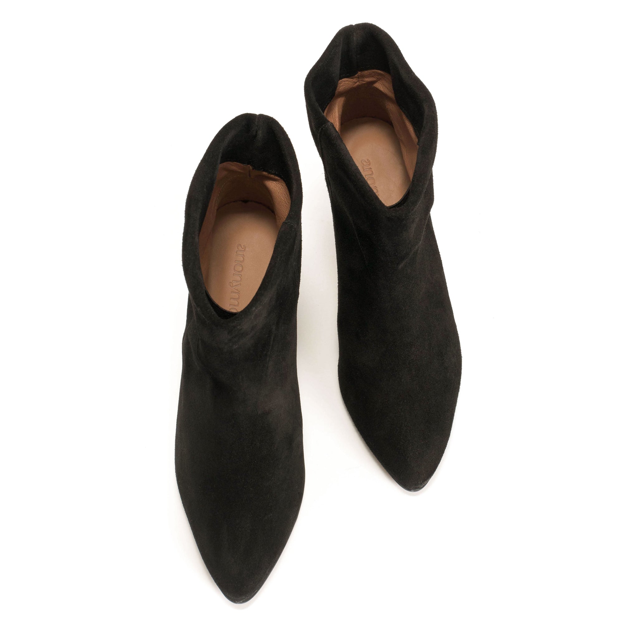 Hilly 50 Stiletto Calf Suede Black - Anonymous Copenhagen