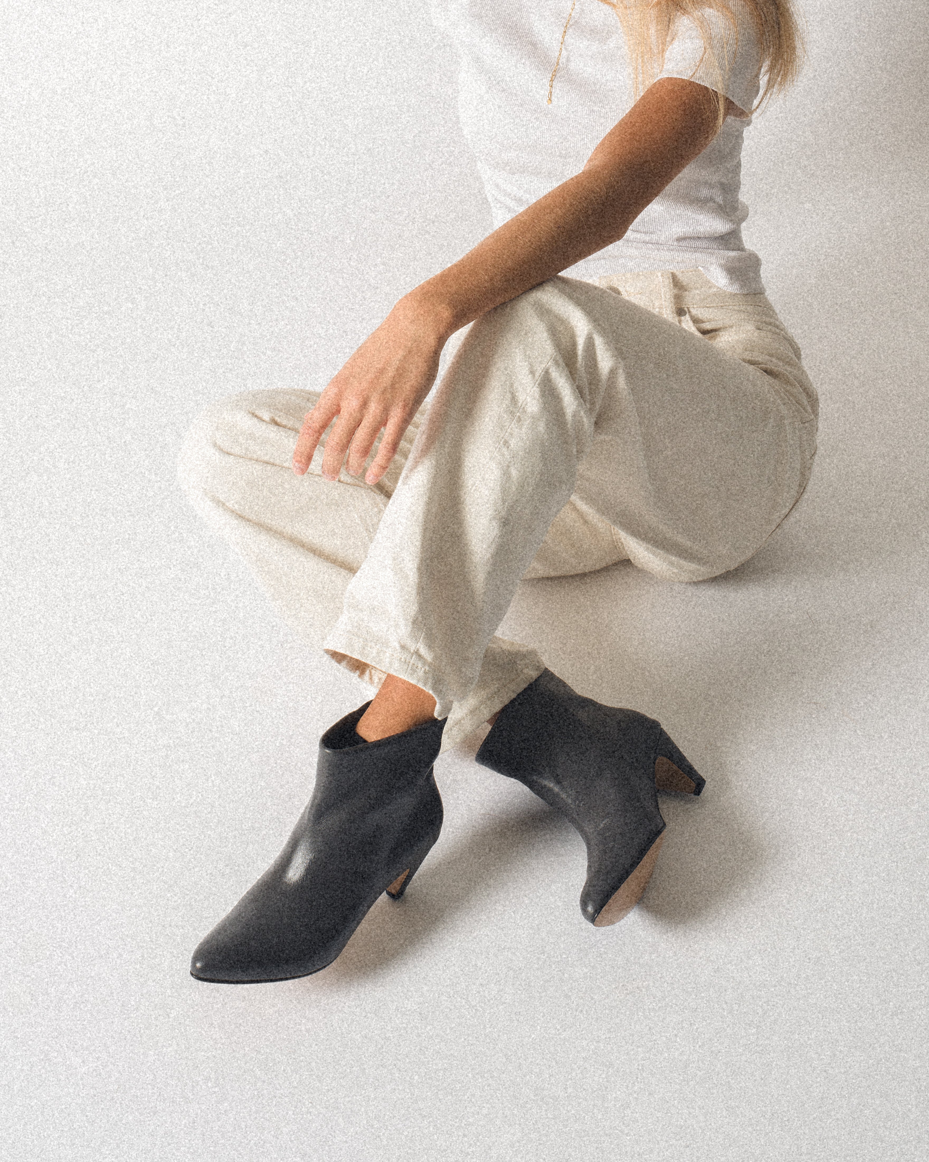 Hilly 50 stiletto Soft calf Dusty grey