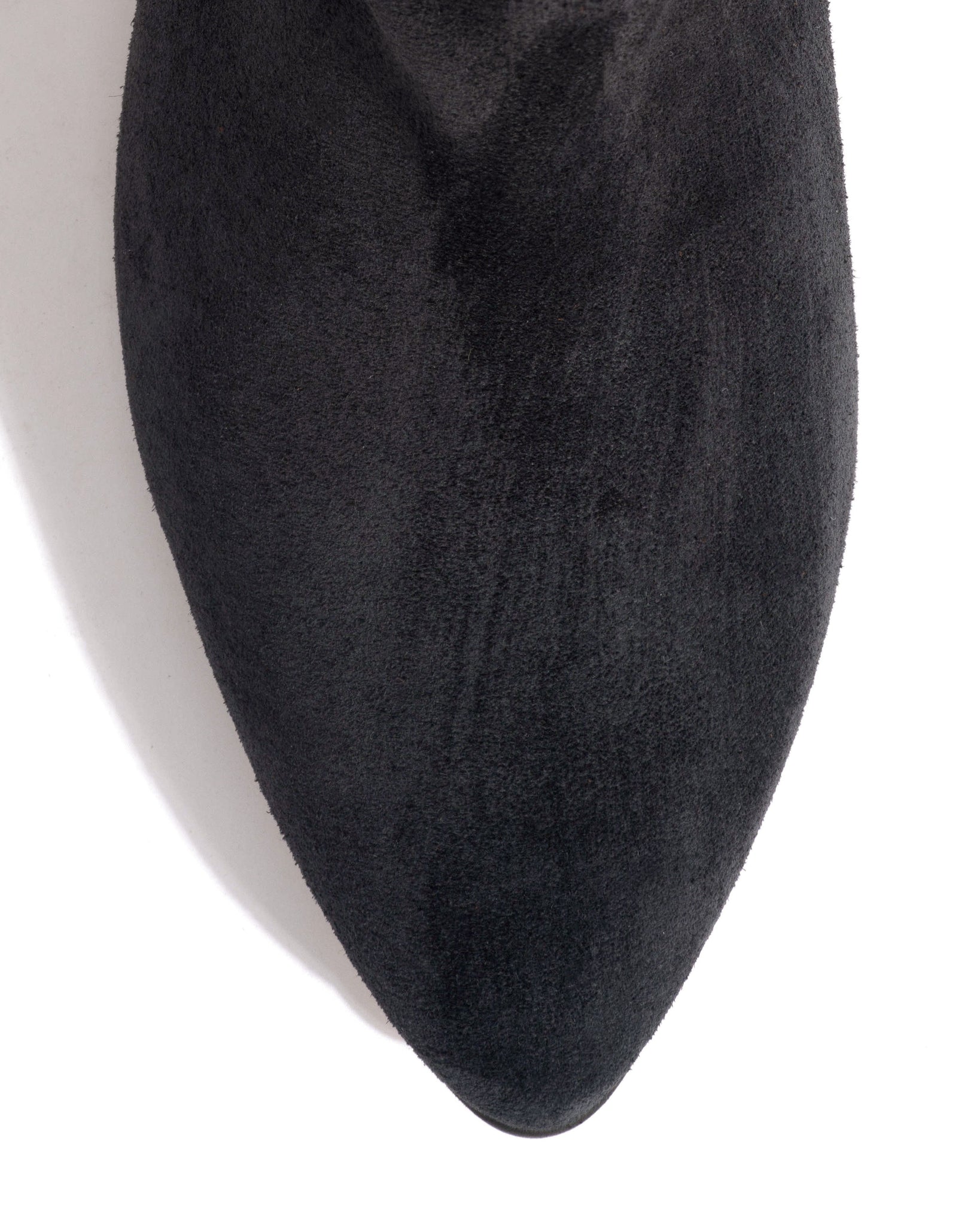 Hilly 50 stiletto Calf suede Off black - Anonymous Copenhagen