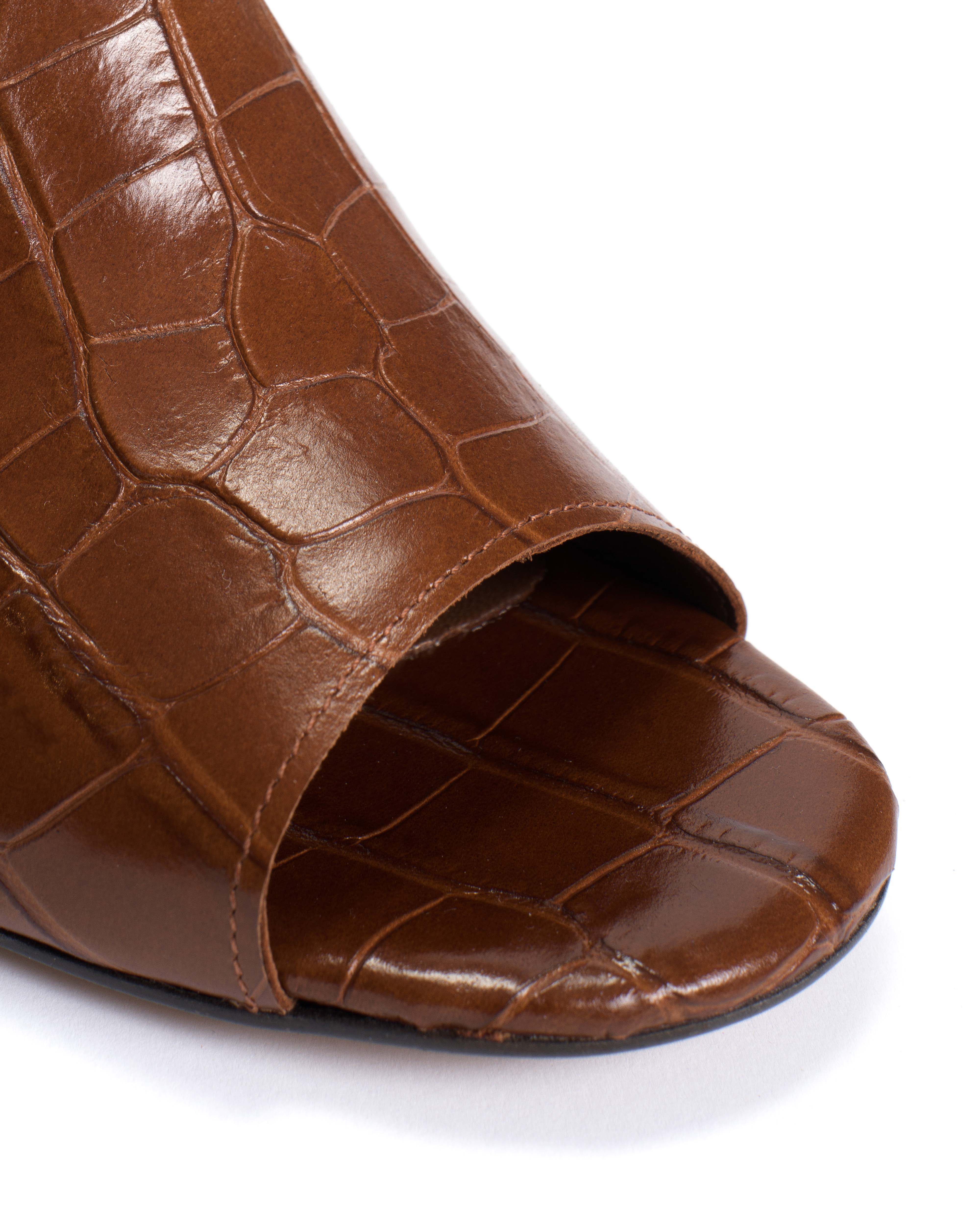 Horizon 55 Croco calf Chocolate