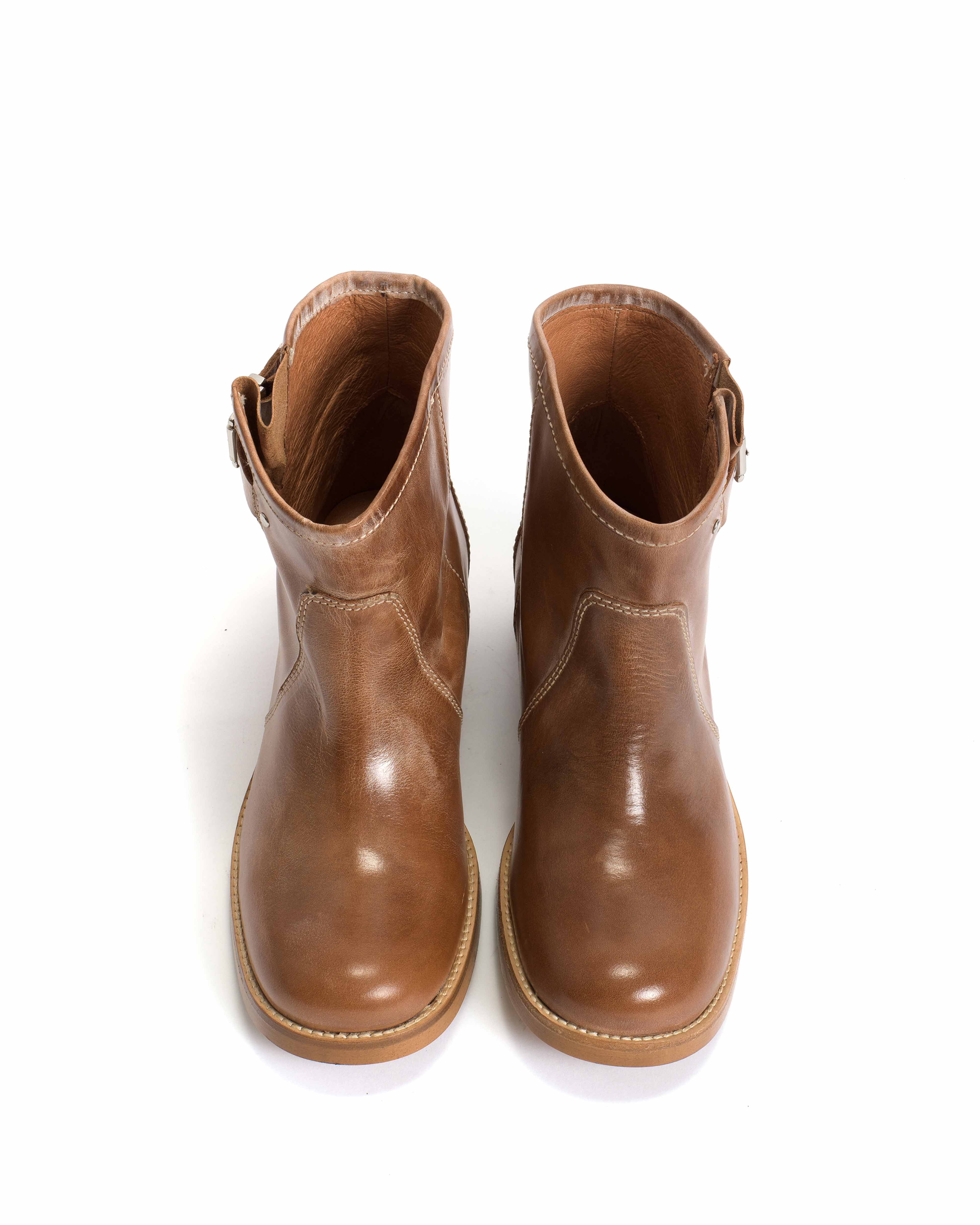 Dico Hunter buckle Escovado Dark tan