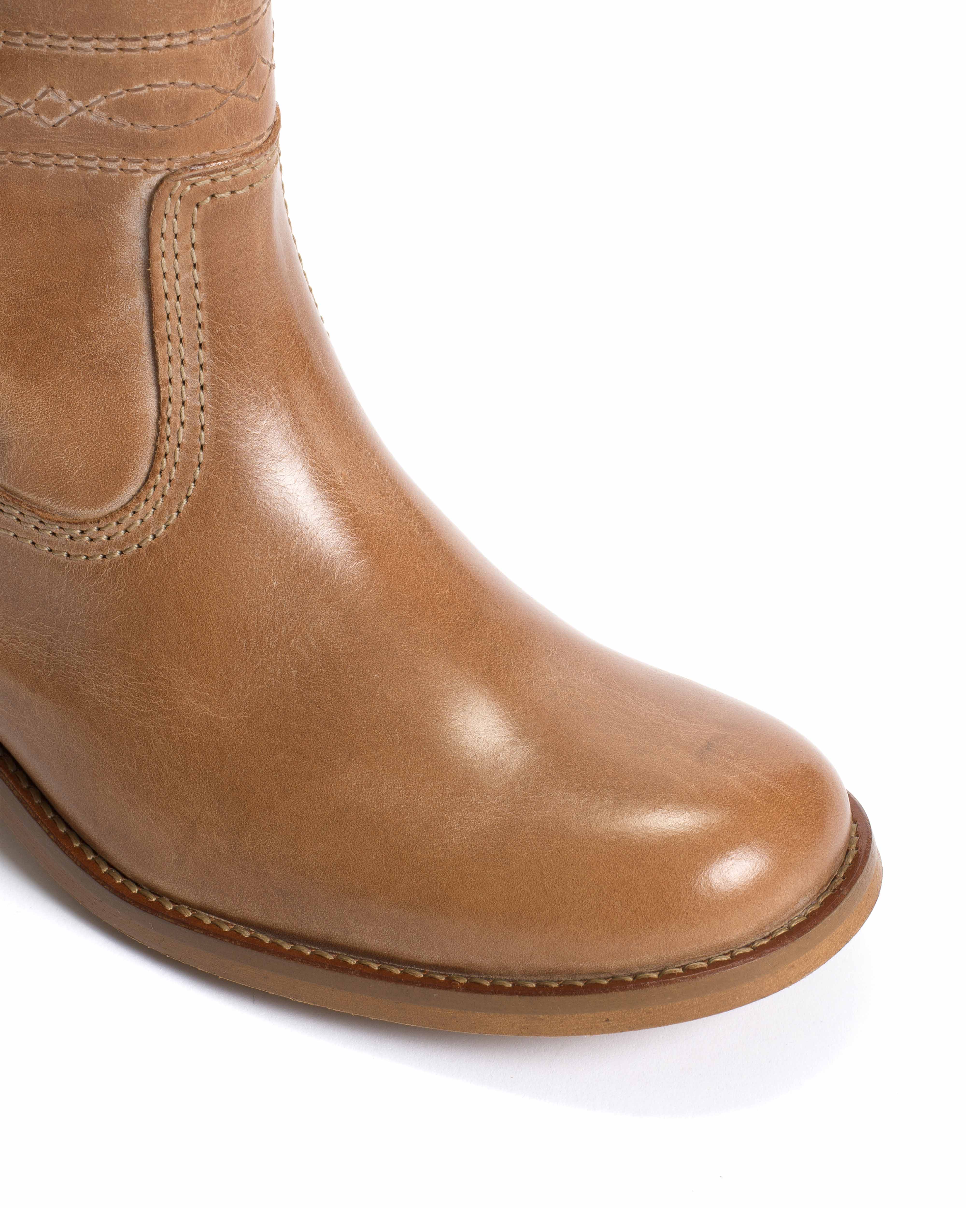 Dico Julia Western stitch Escovado Dark tan