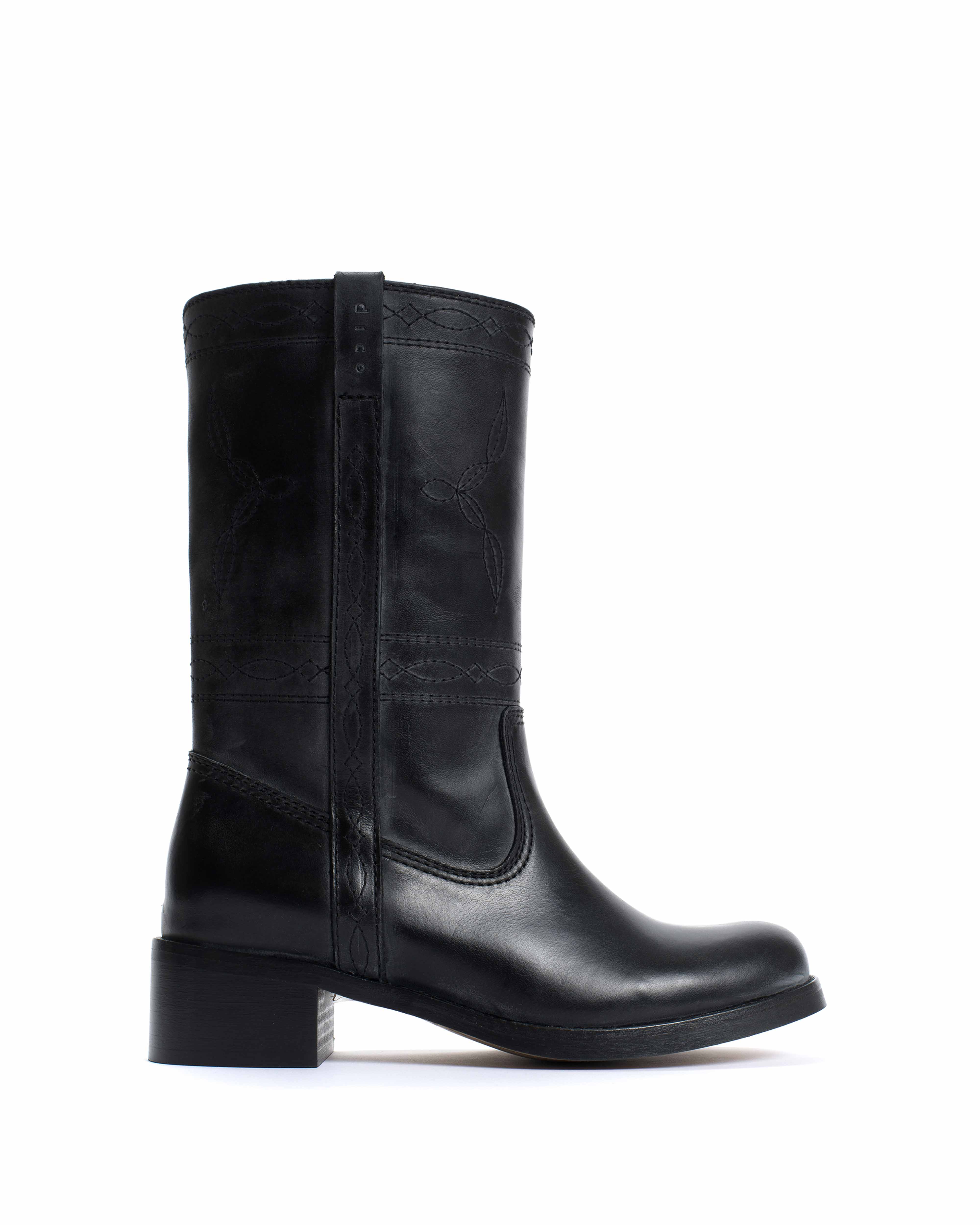 Dico Julia Western stitch Escovado Black