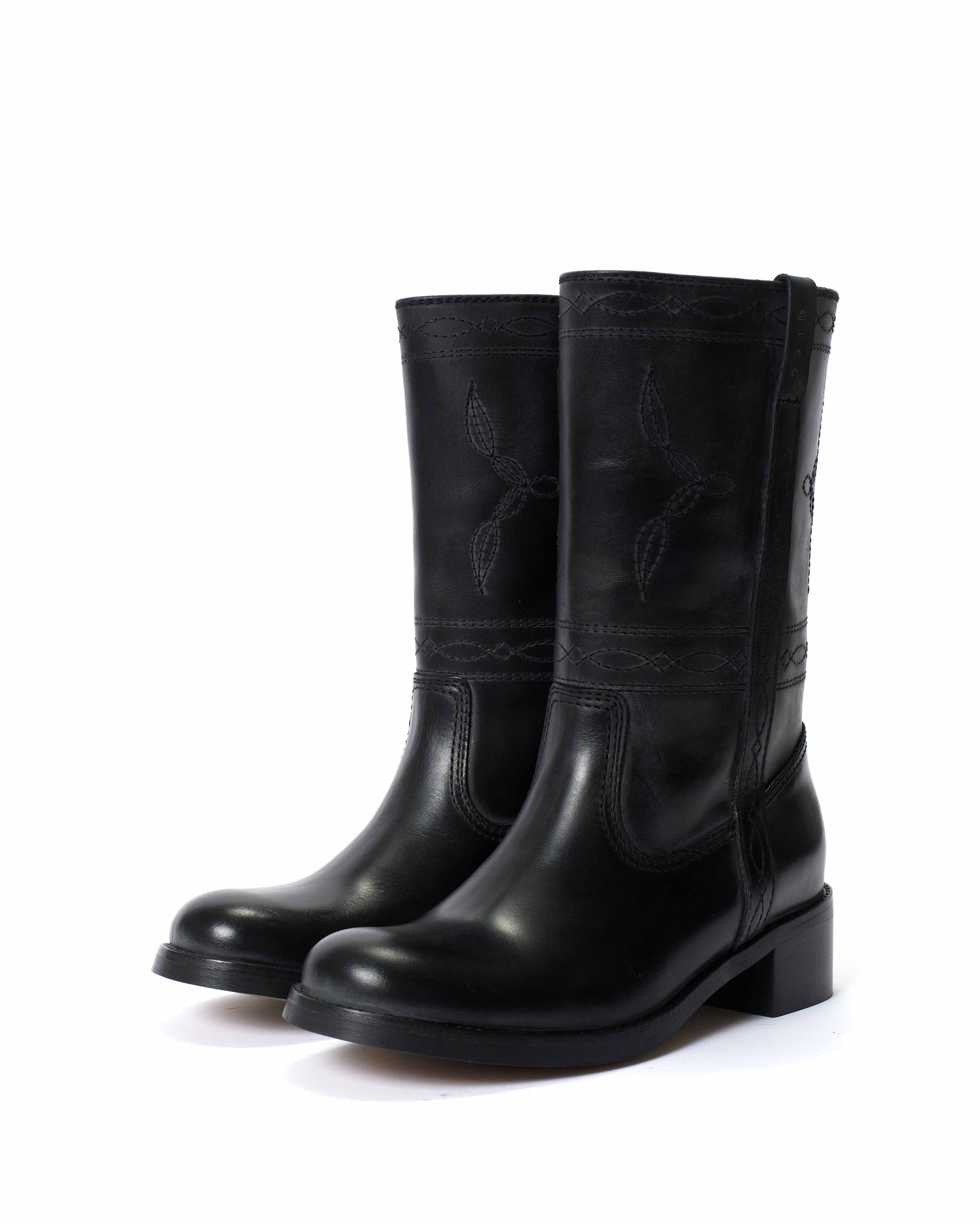 Dico Julia Western stitch Escovado Black