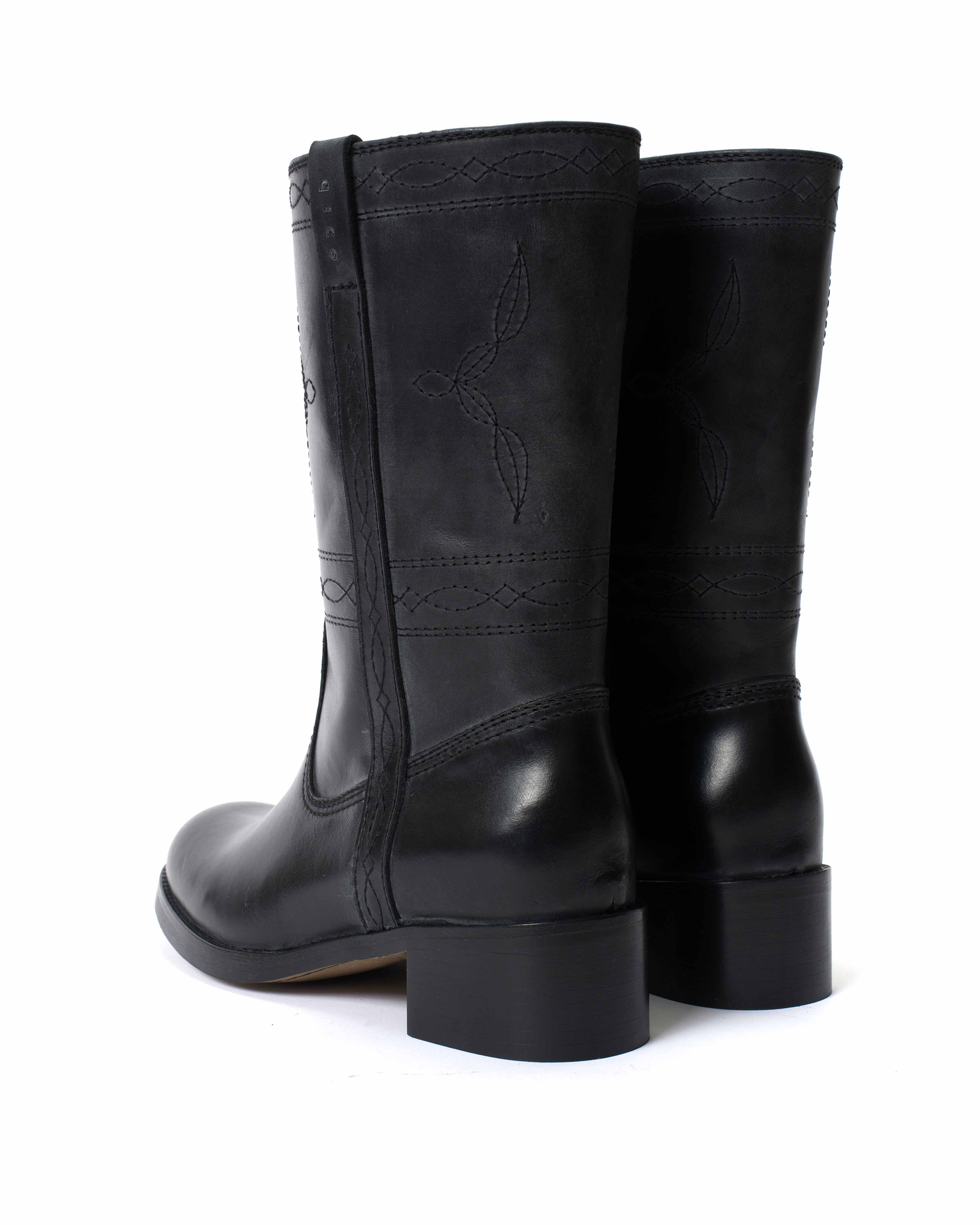 Dico Julia Western stitch Escovado Black