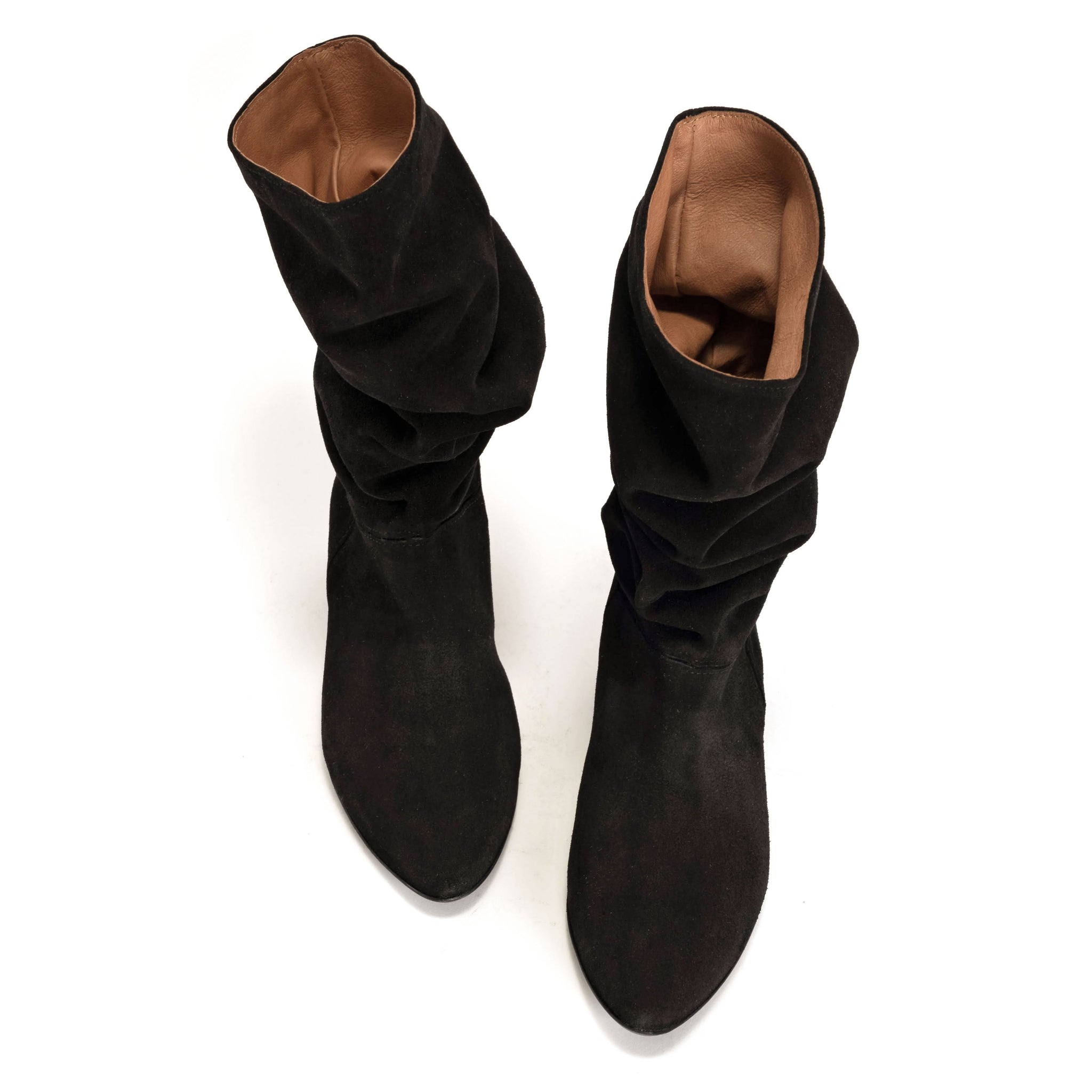 Jasmina 20 Calf suede & sleek leather Black - Anonymous Copenhagen
