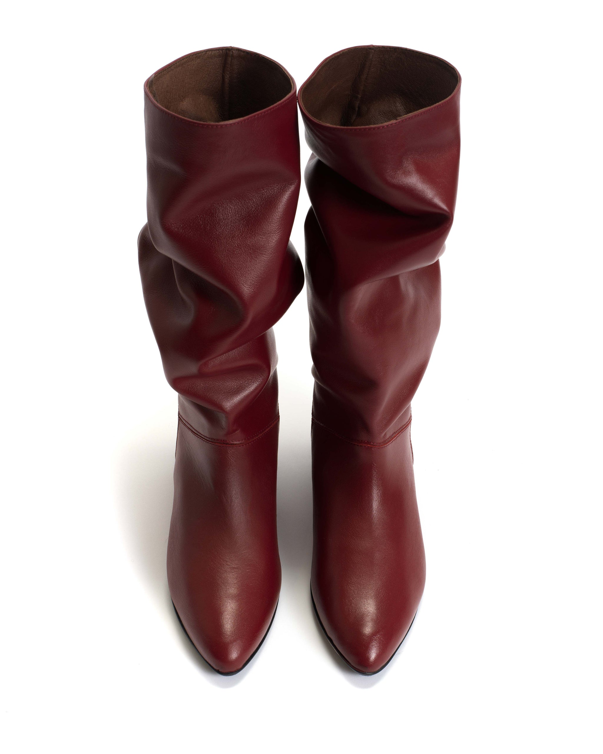 Jasmina 20 Soft calf & suede leather Pomegranate - Anonymous Copenhagen