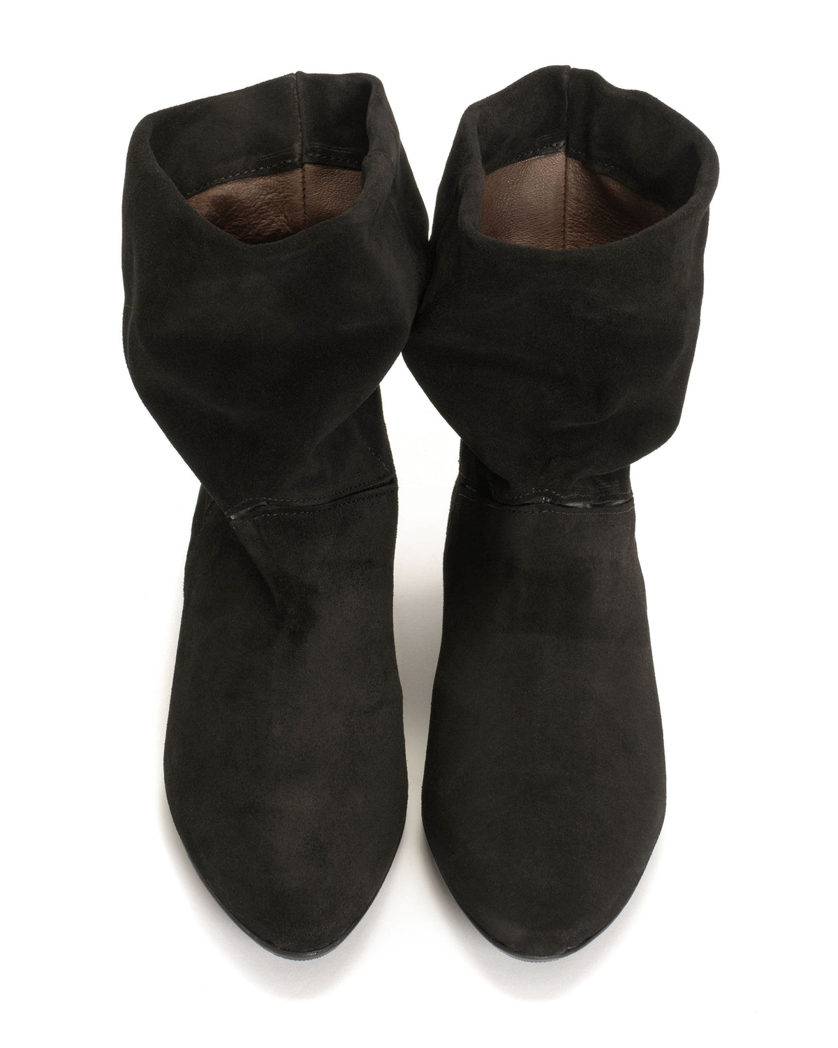 Jassi 20 Calf suede & sleek leather Black