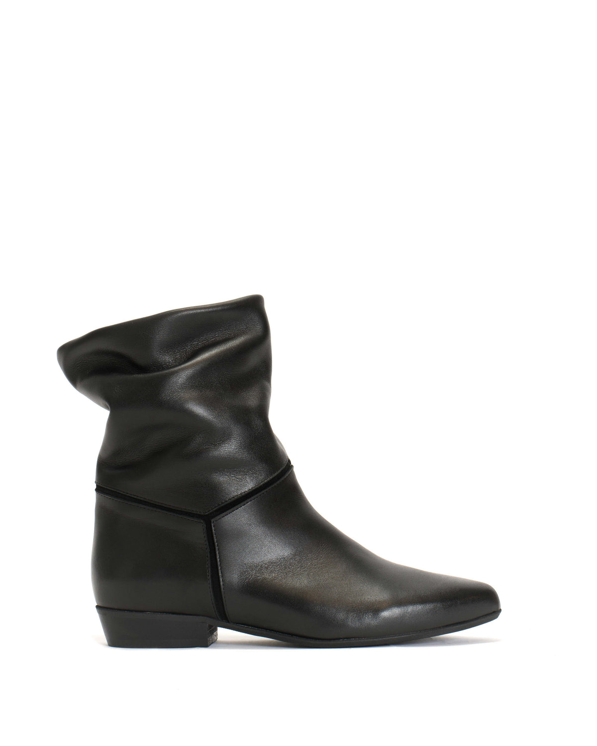 Jassi 20 Soft calf & suede leather Black