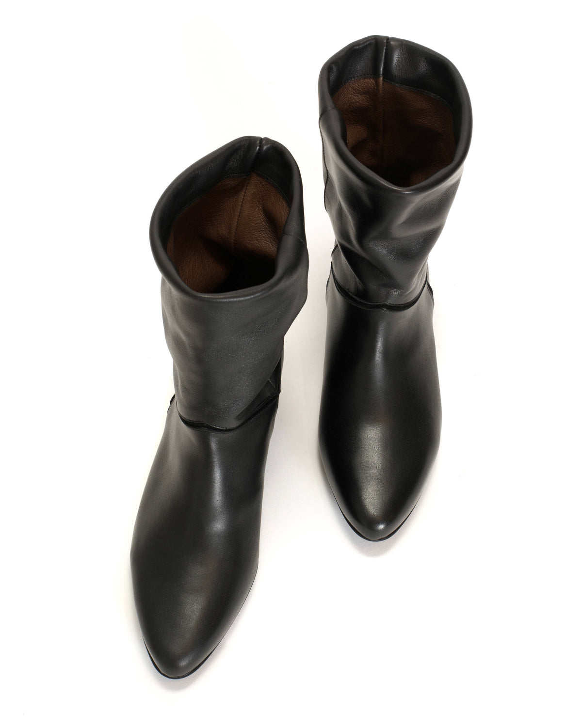 Jassi 20 Soft calf & suede leather Black