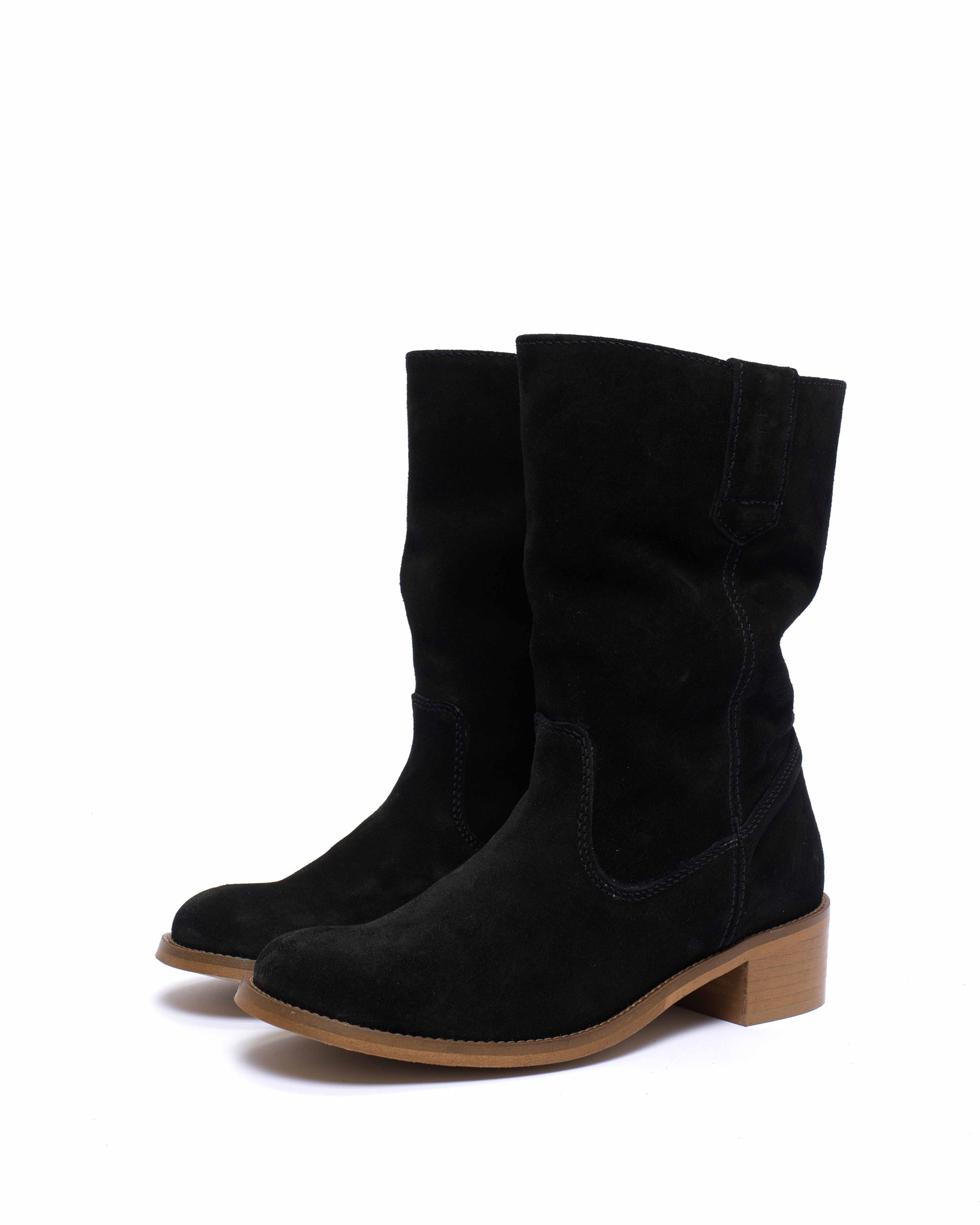 Dico Julia Calf suede Black