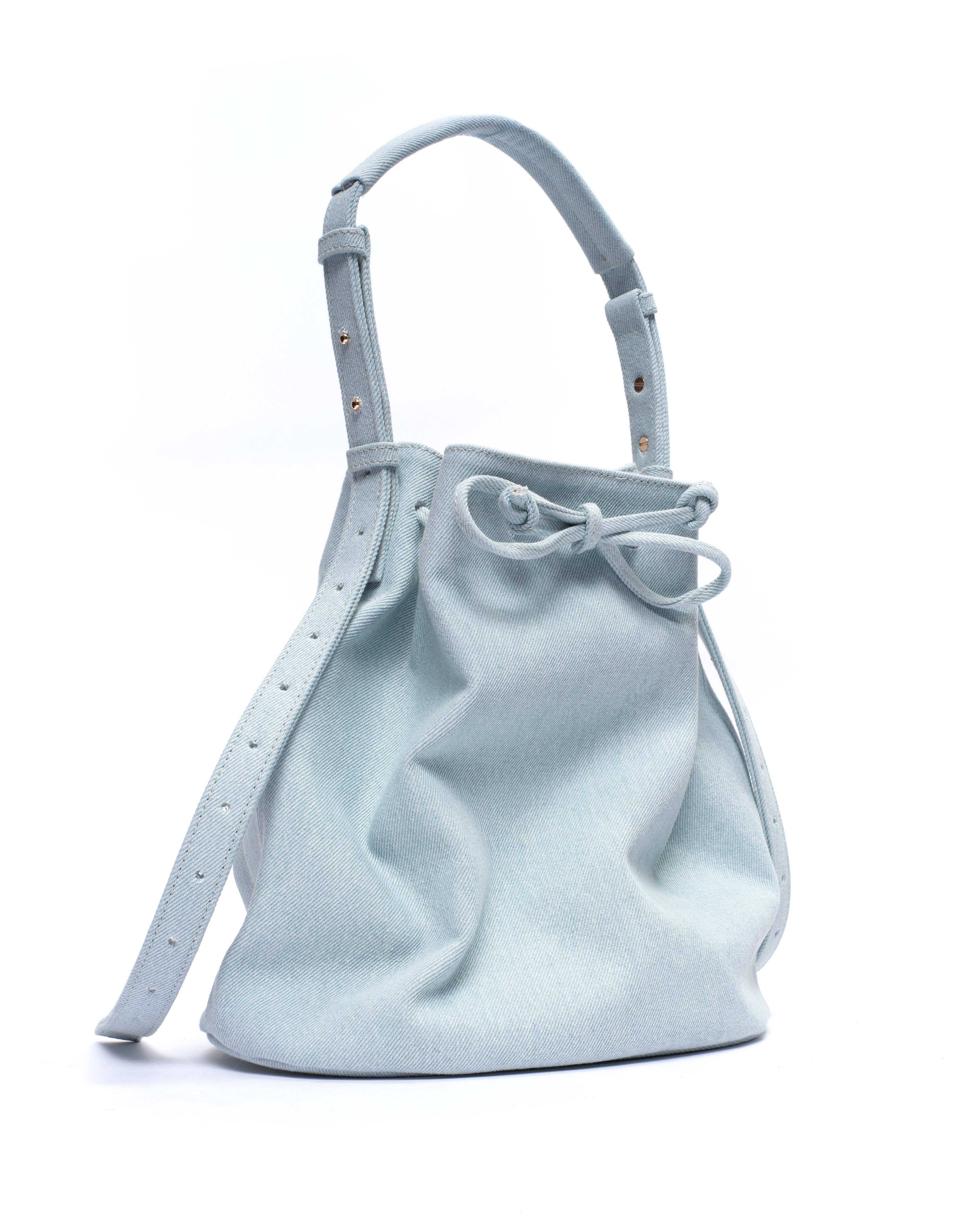 Kacey grand bucket bag Denim Riviera blue