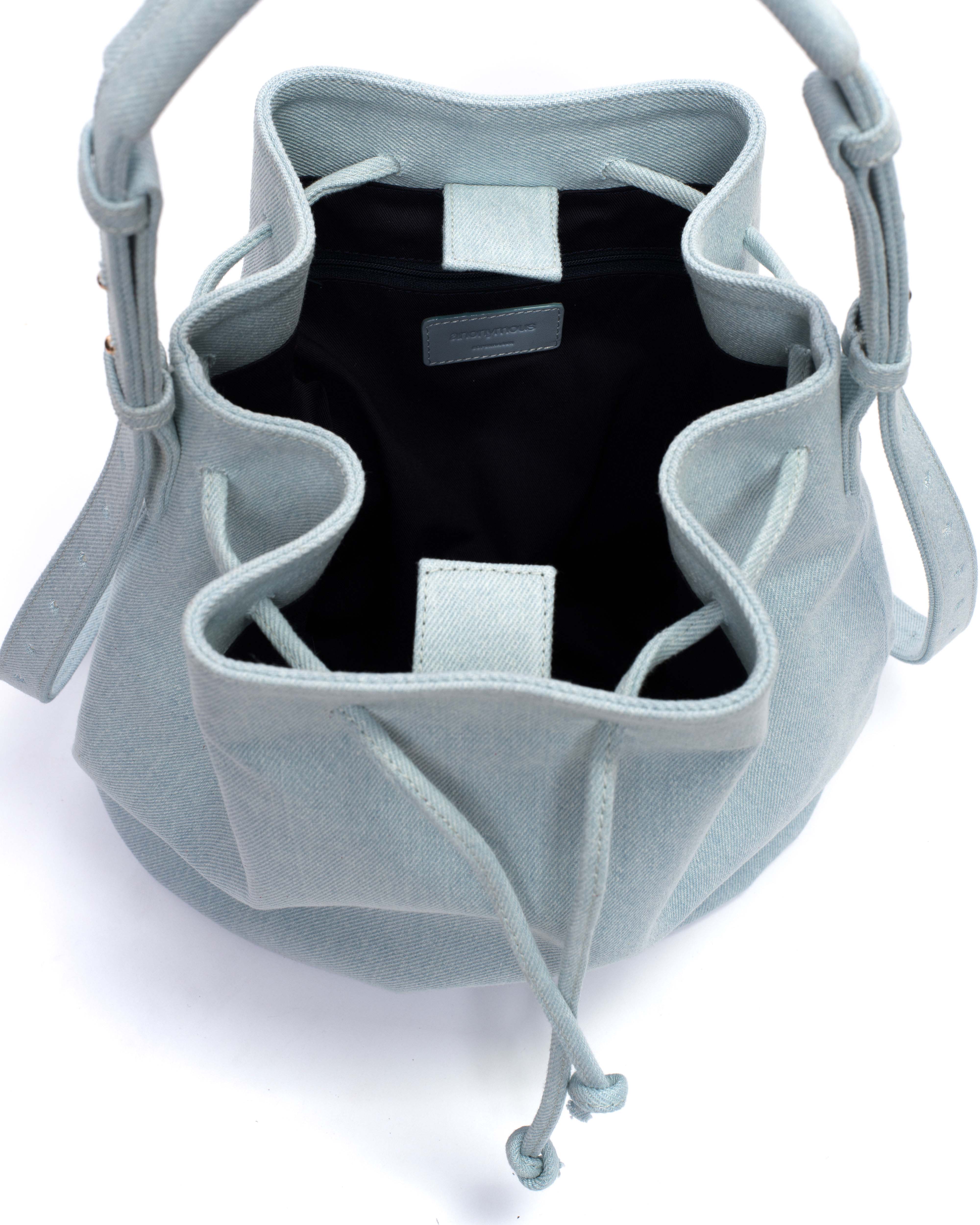 Kacey grand bucket bag Denim Riviera blue