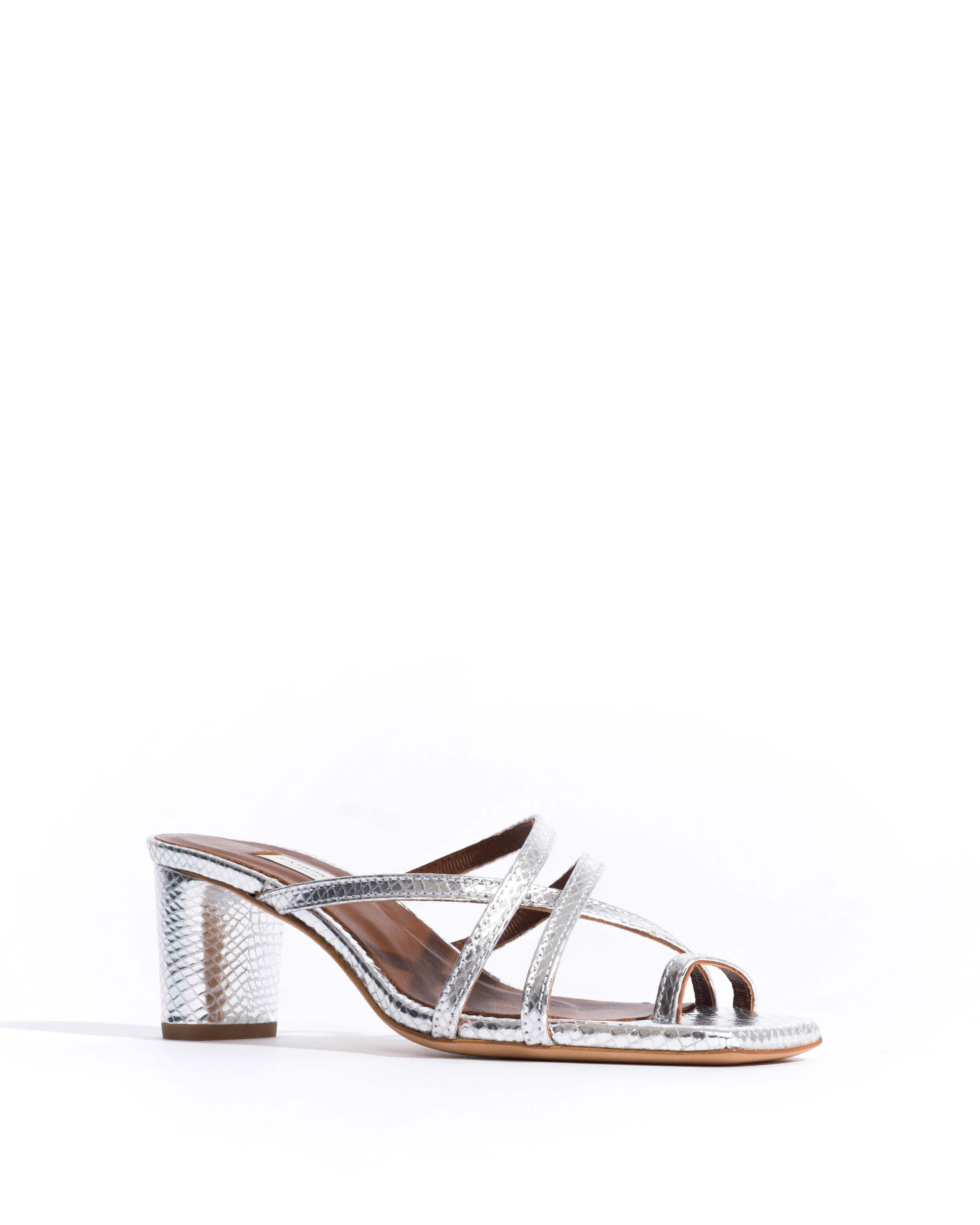 Kimber 60 Snake metallic calf Silver