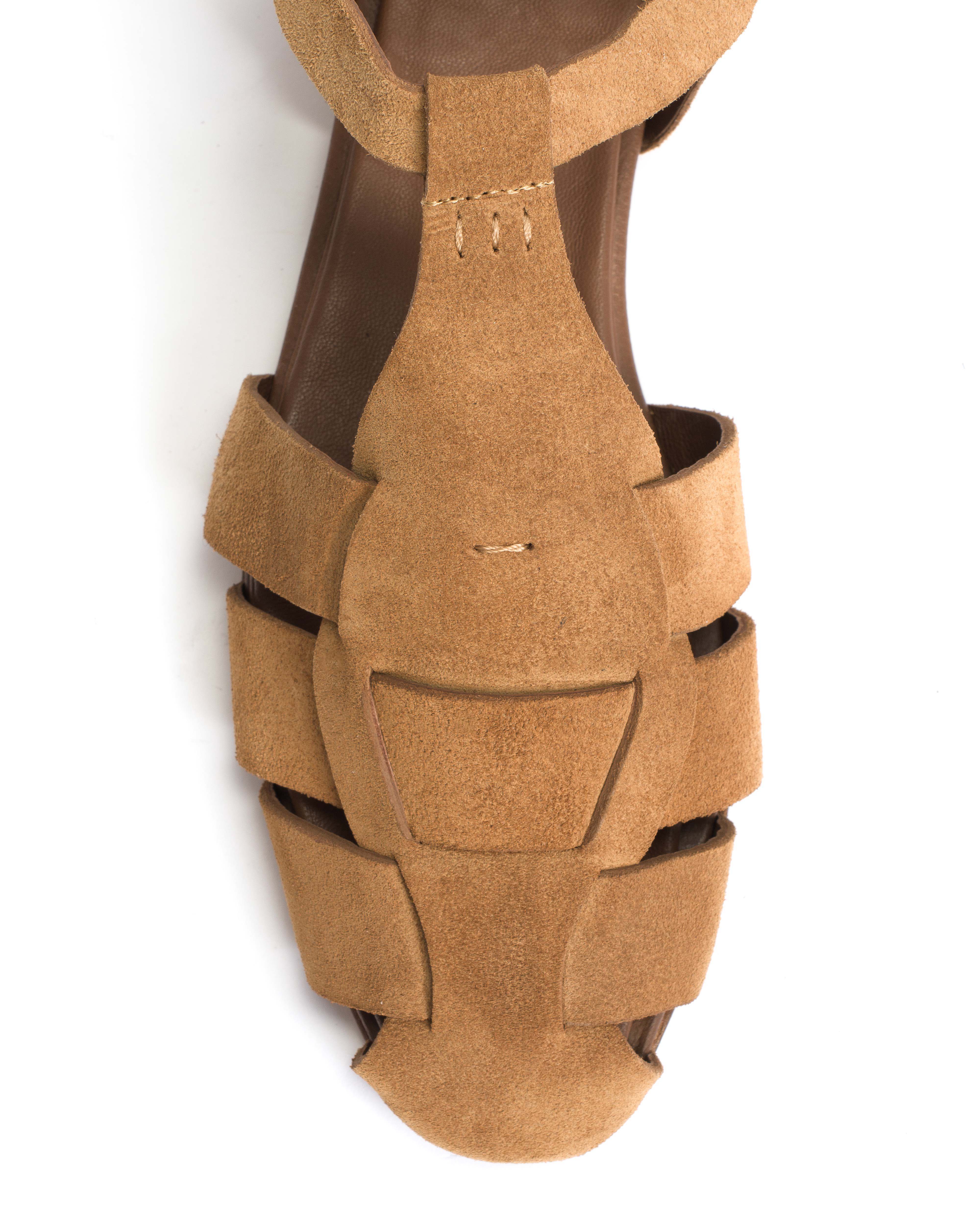 Lain flats Calf suede Cinnamon