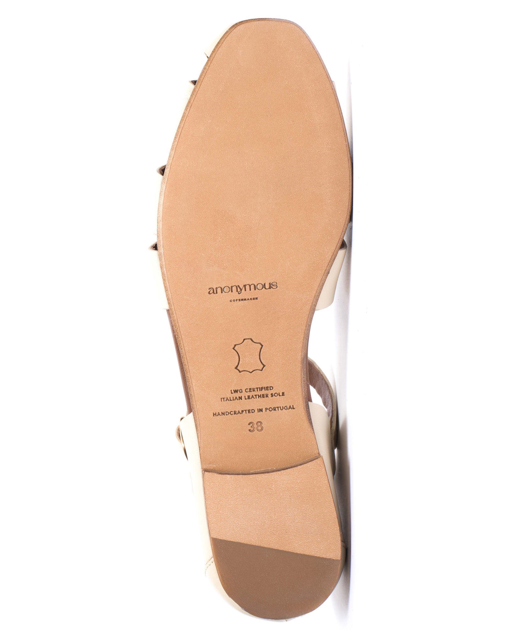 Lain flats Soft calf White sand
