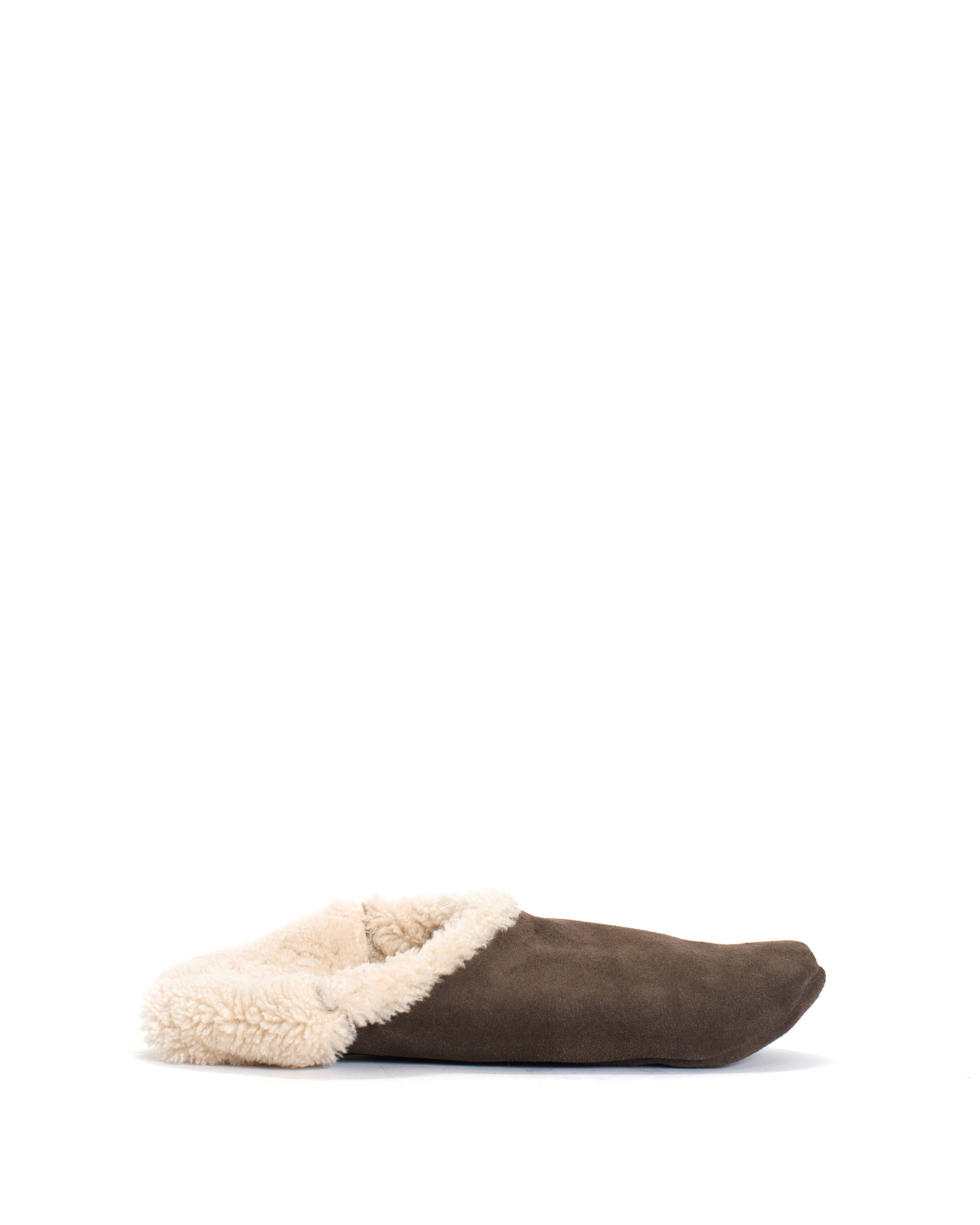 Lambiees shearling Calf Suede Coffee brown