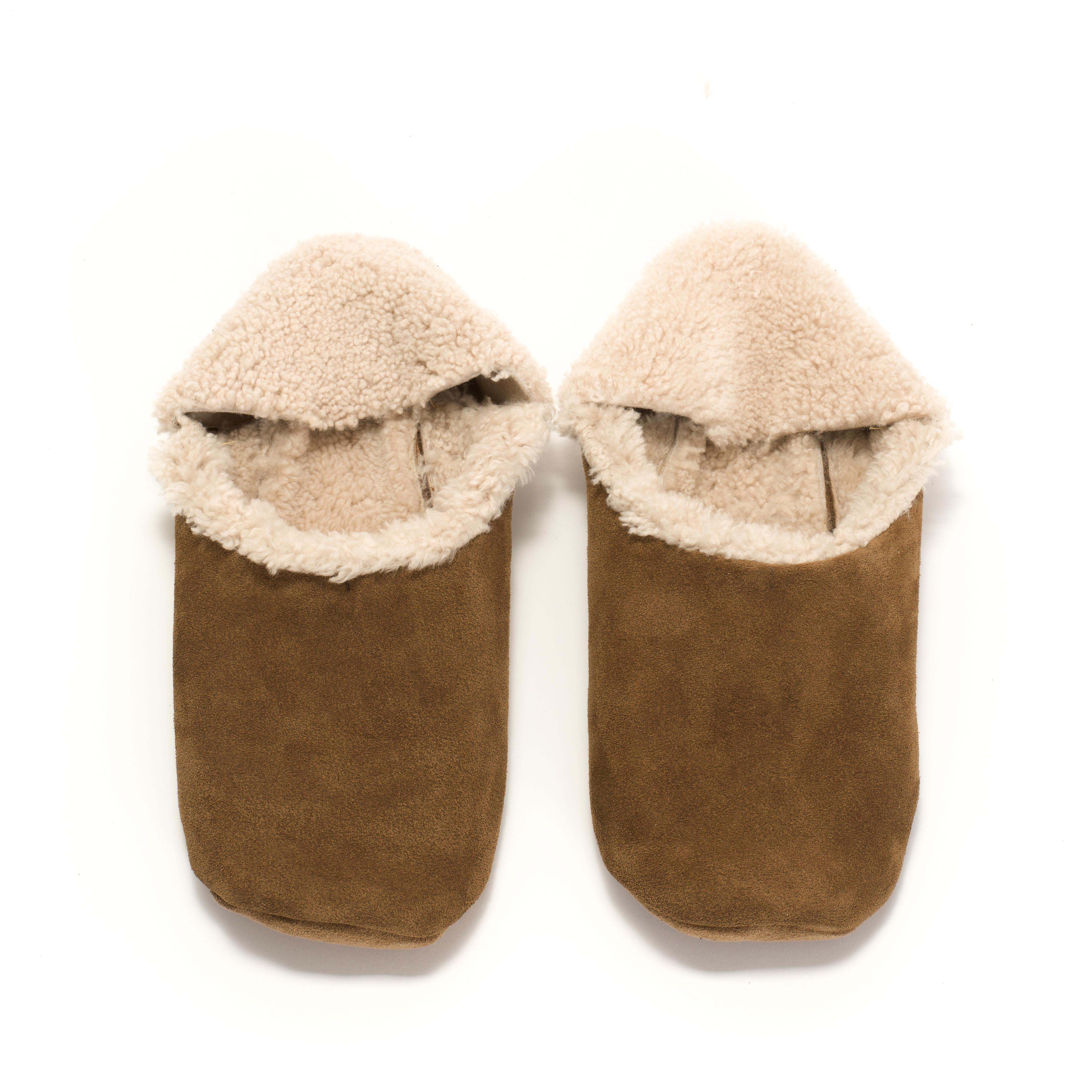 Lambiees shearling Calf suede Cinnamon