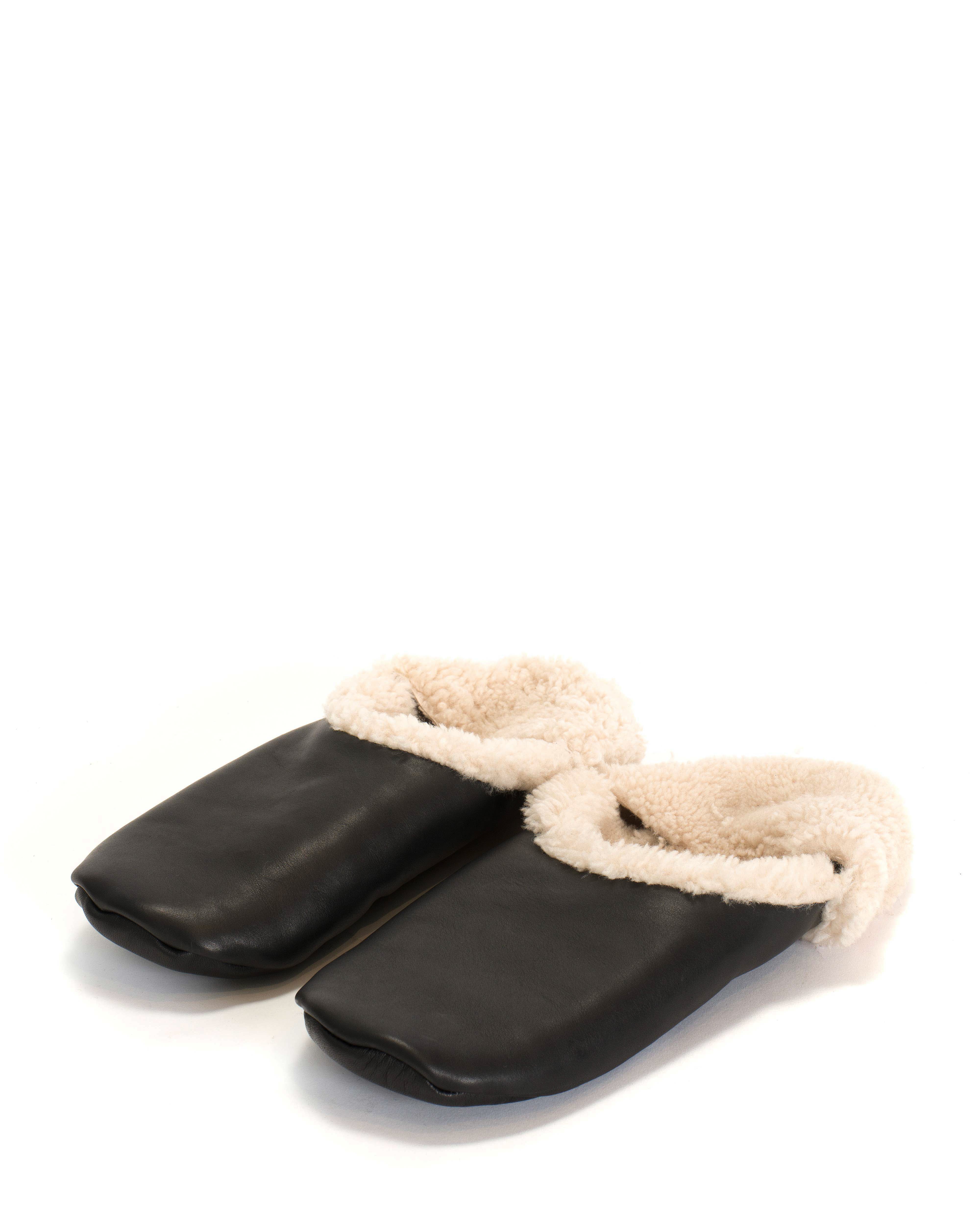 Lambiees shearling Soft calf Black