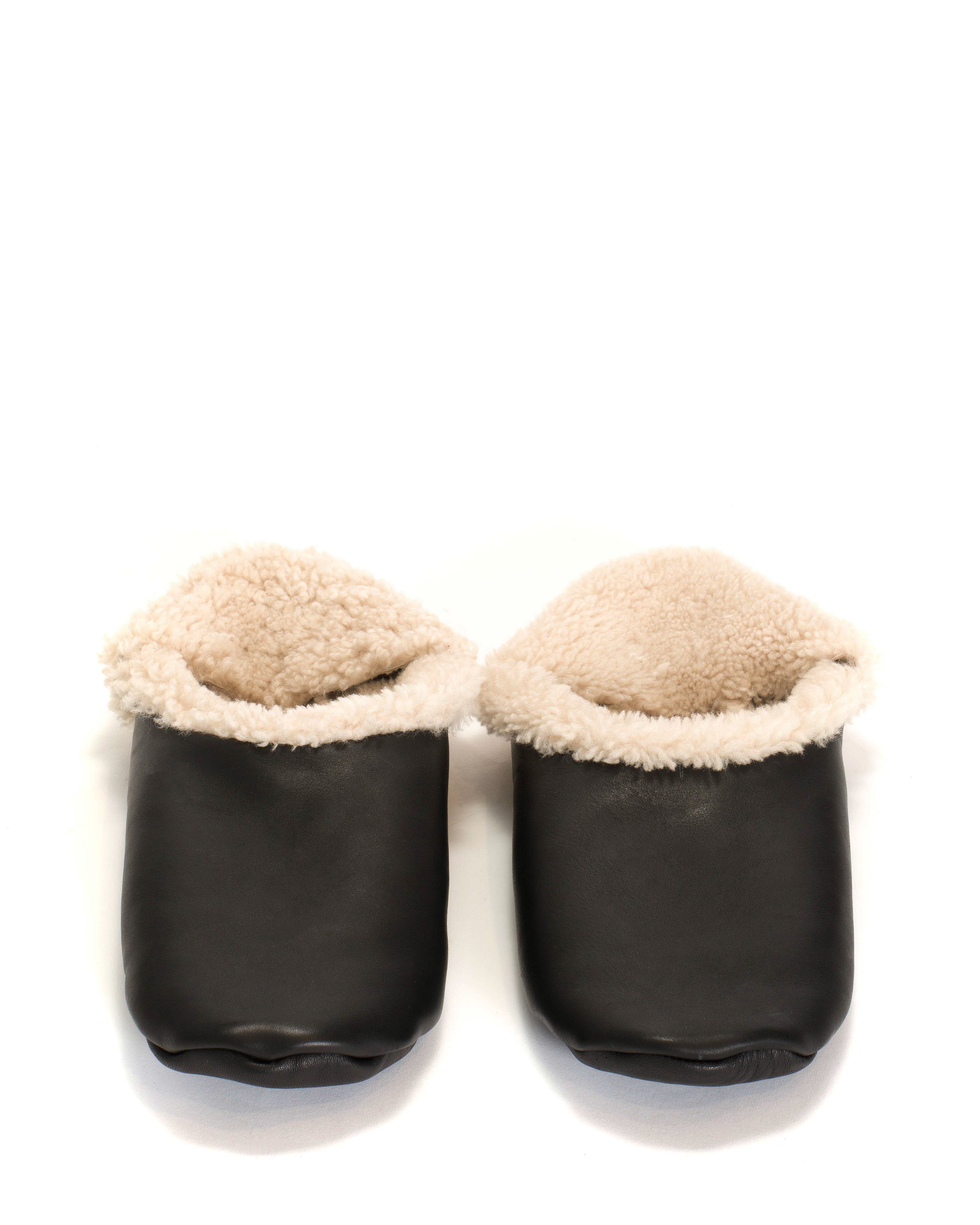 Lambiees shearling Soft calf Black