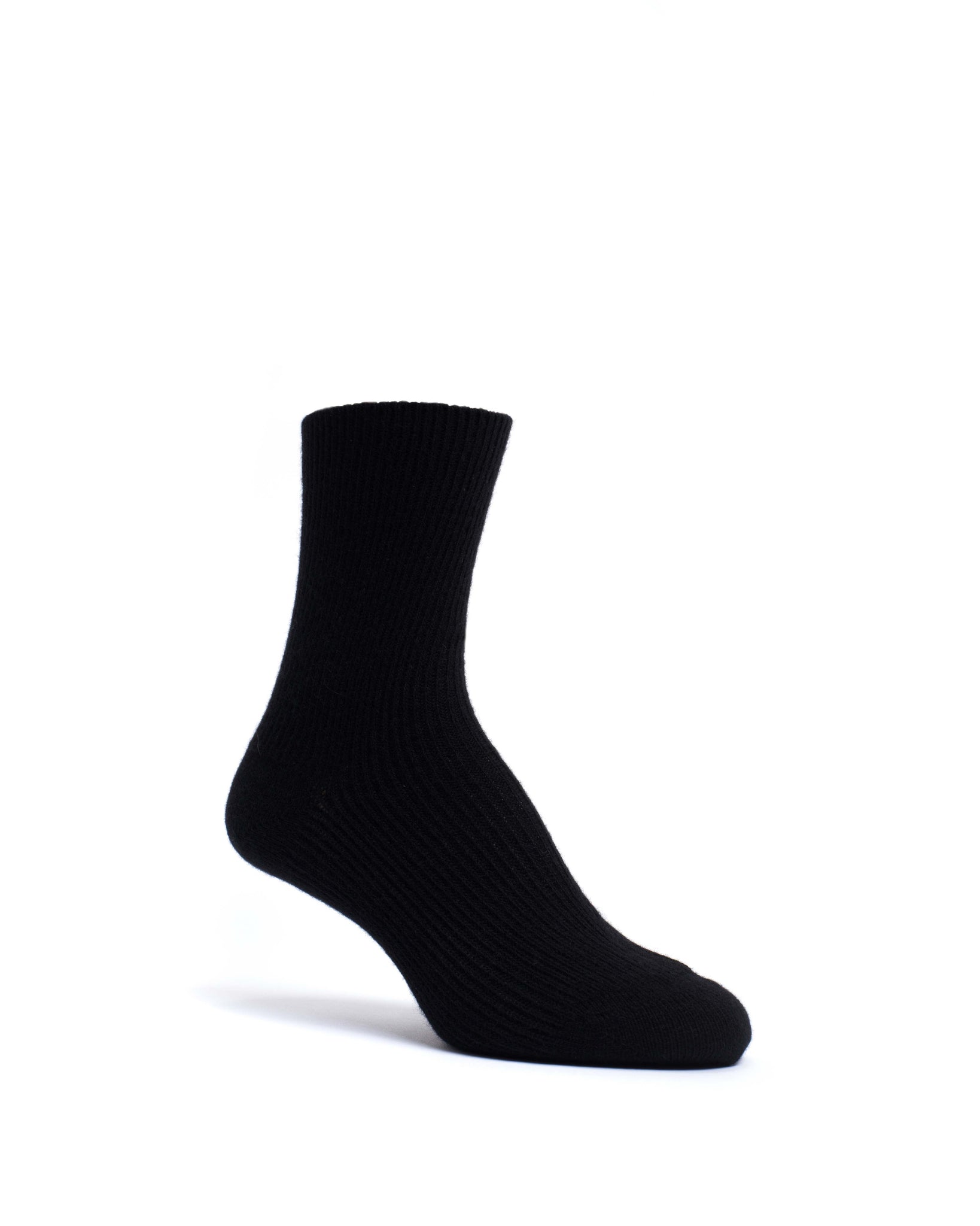 Lanai cashmere socks 70% wool 30% cashmere Black - Anonymous Copenhagen
