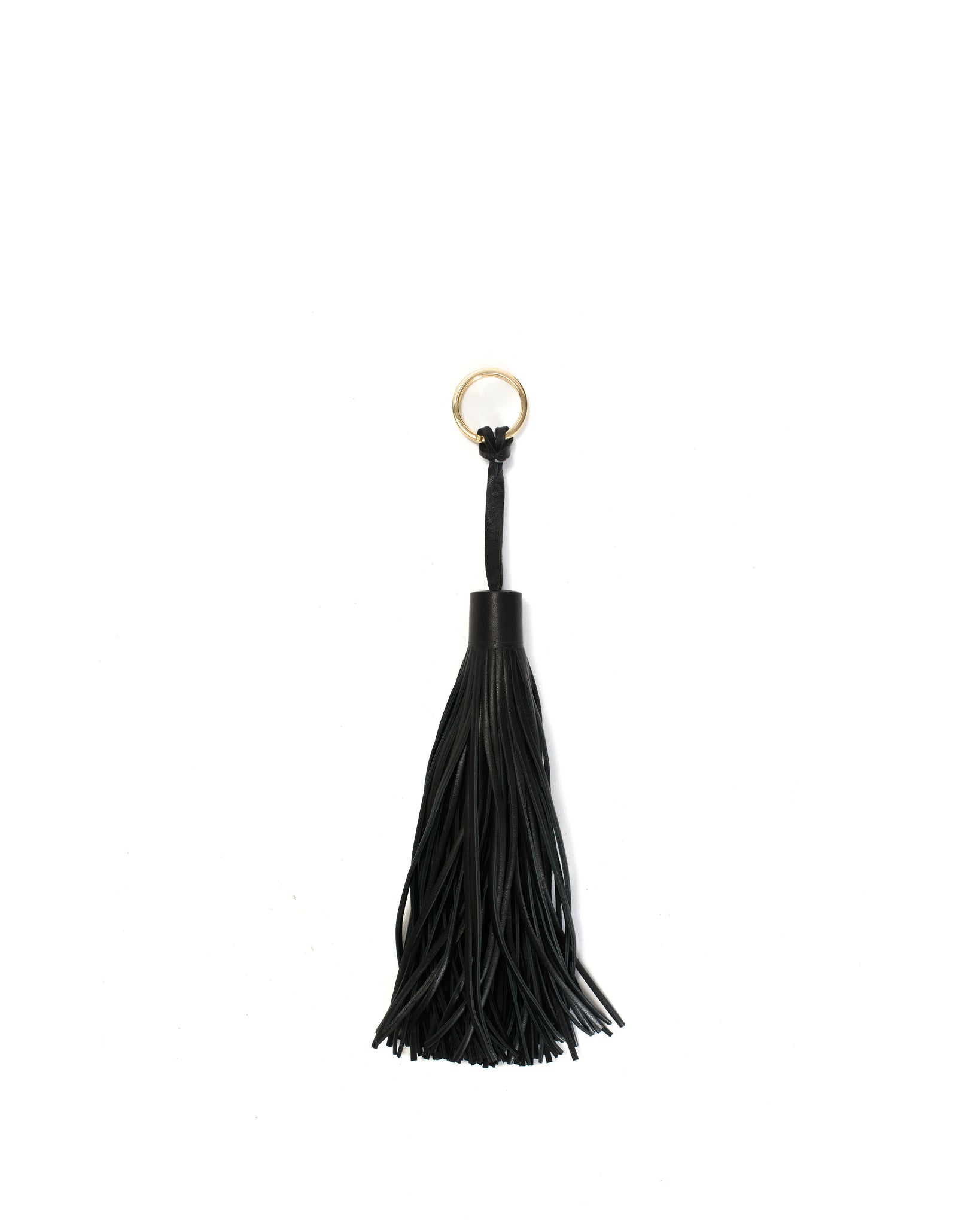 Langley fringe keyring Silky lamb Black - Anonymous Copenhagen