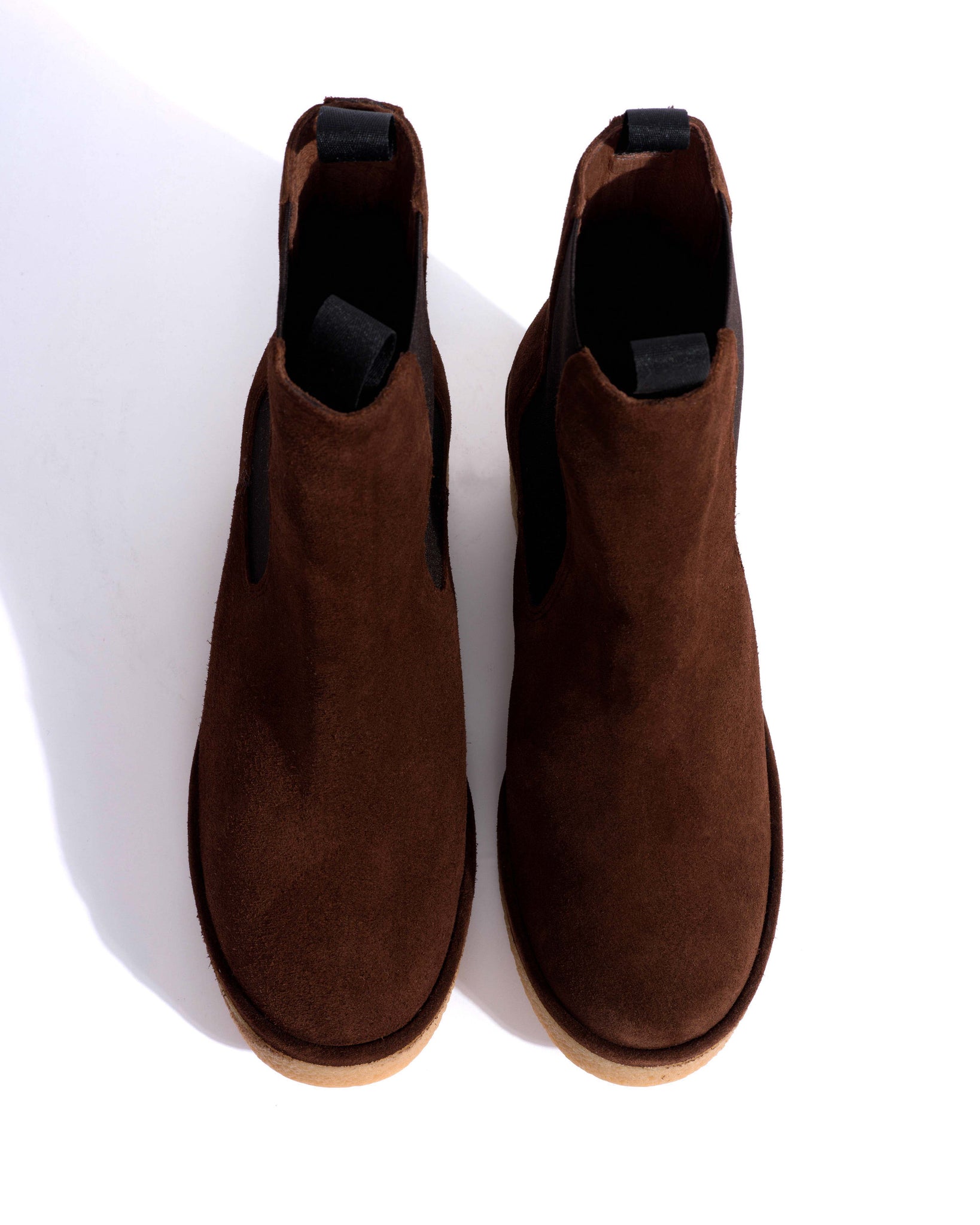 Laurell 65 platform Calf suede & sole Chocolate & natural -
