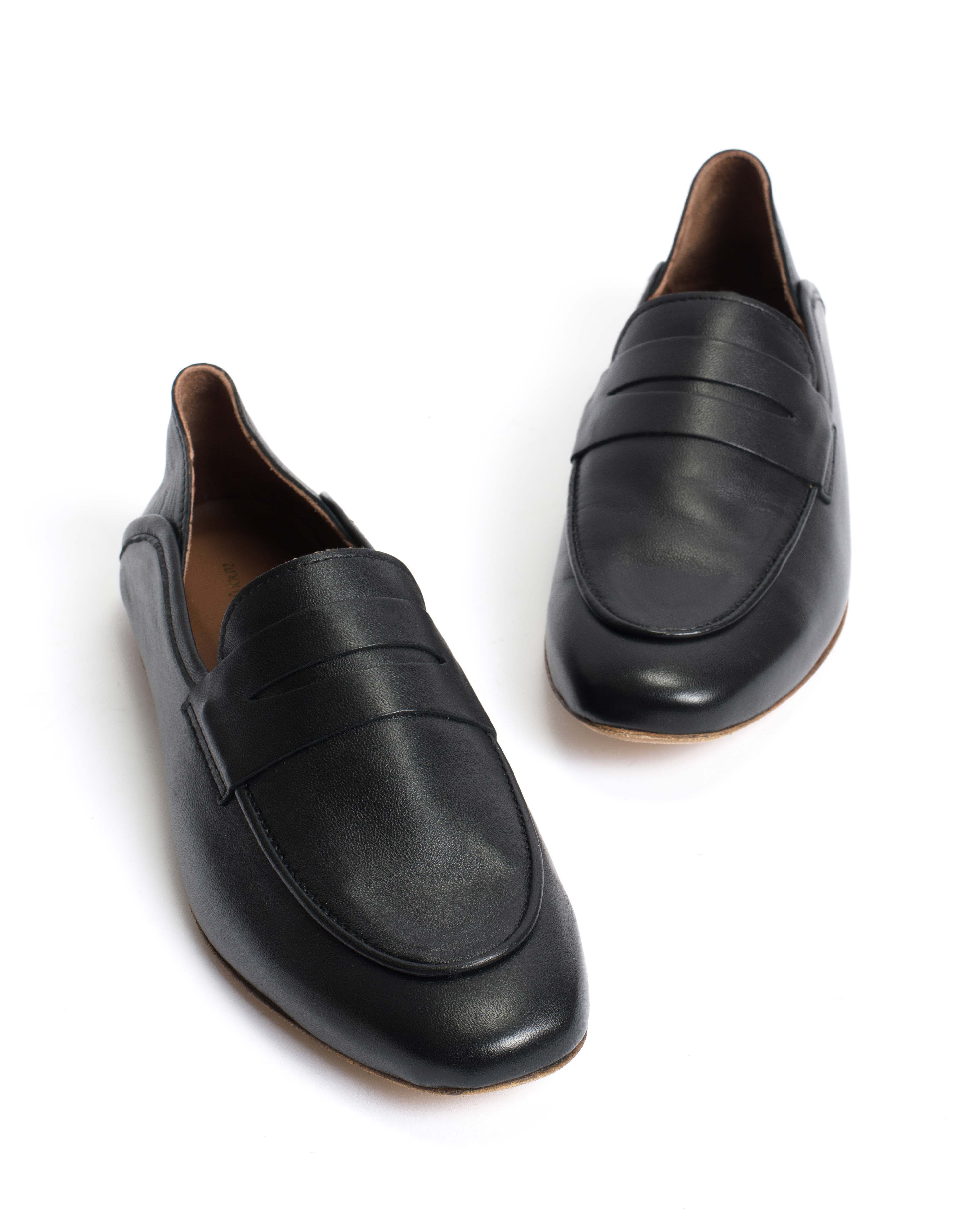 Lindsay Shiny lamb Black
