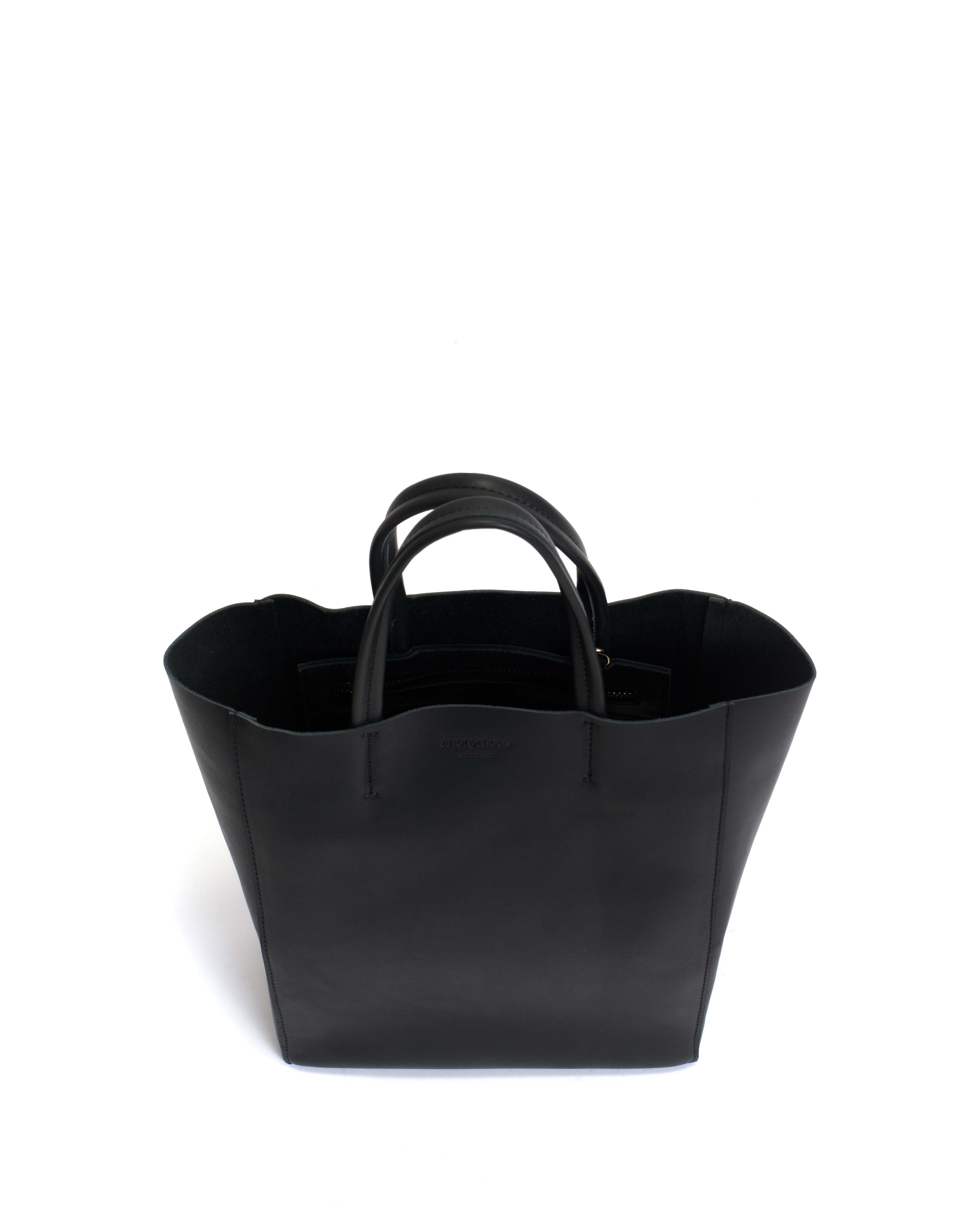 Linea shopper Soft calf Black