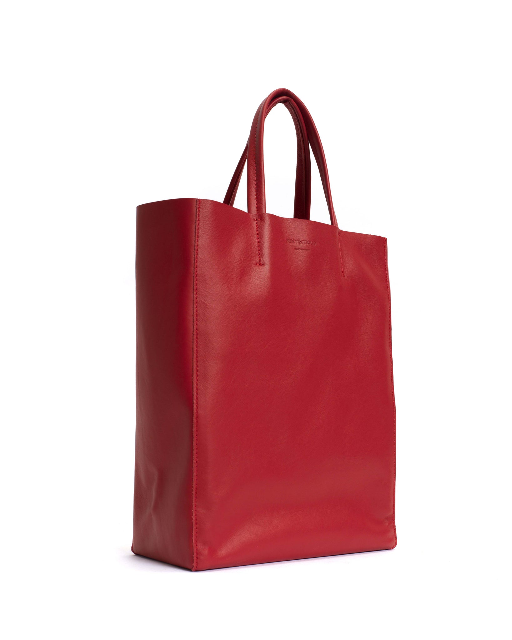 Linea shopper Soft calf Ruby red - Anonymous Copenhagen