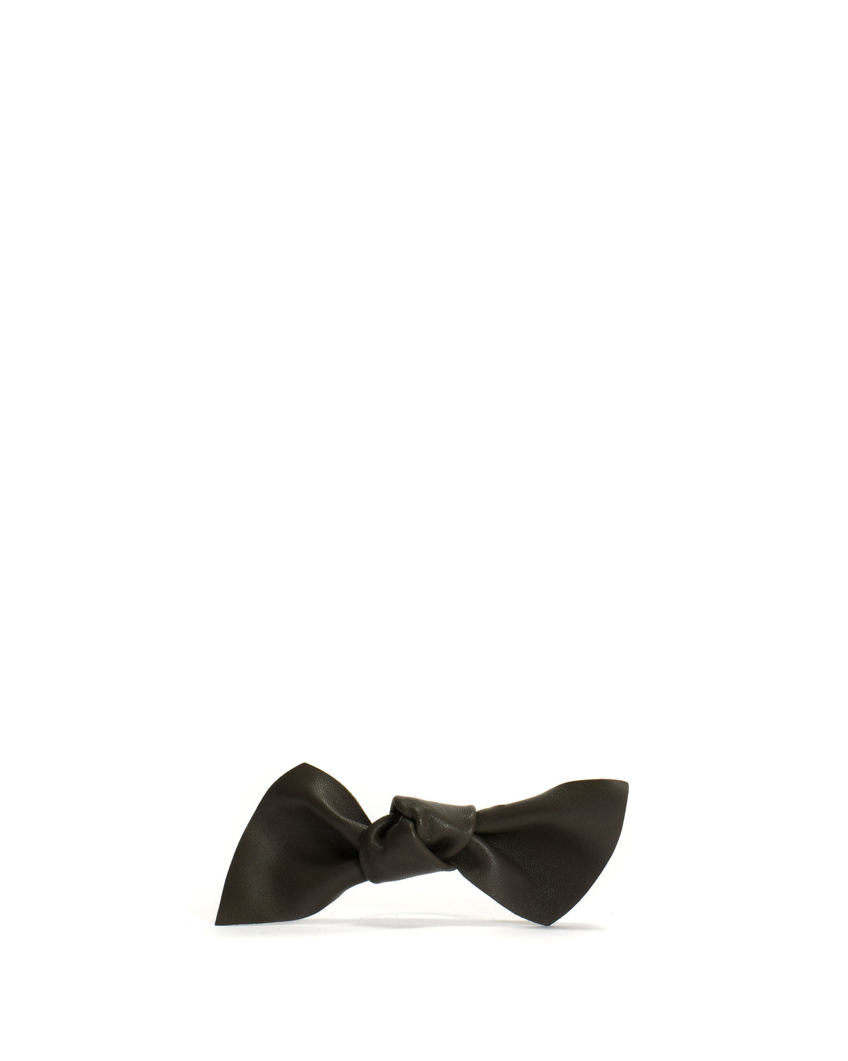 Linnie hair elastic grand bow Shiny lamb Moss green