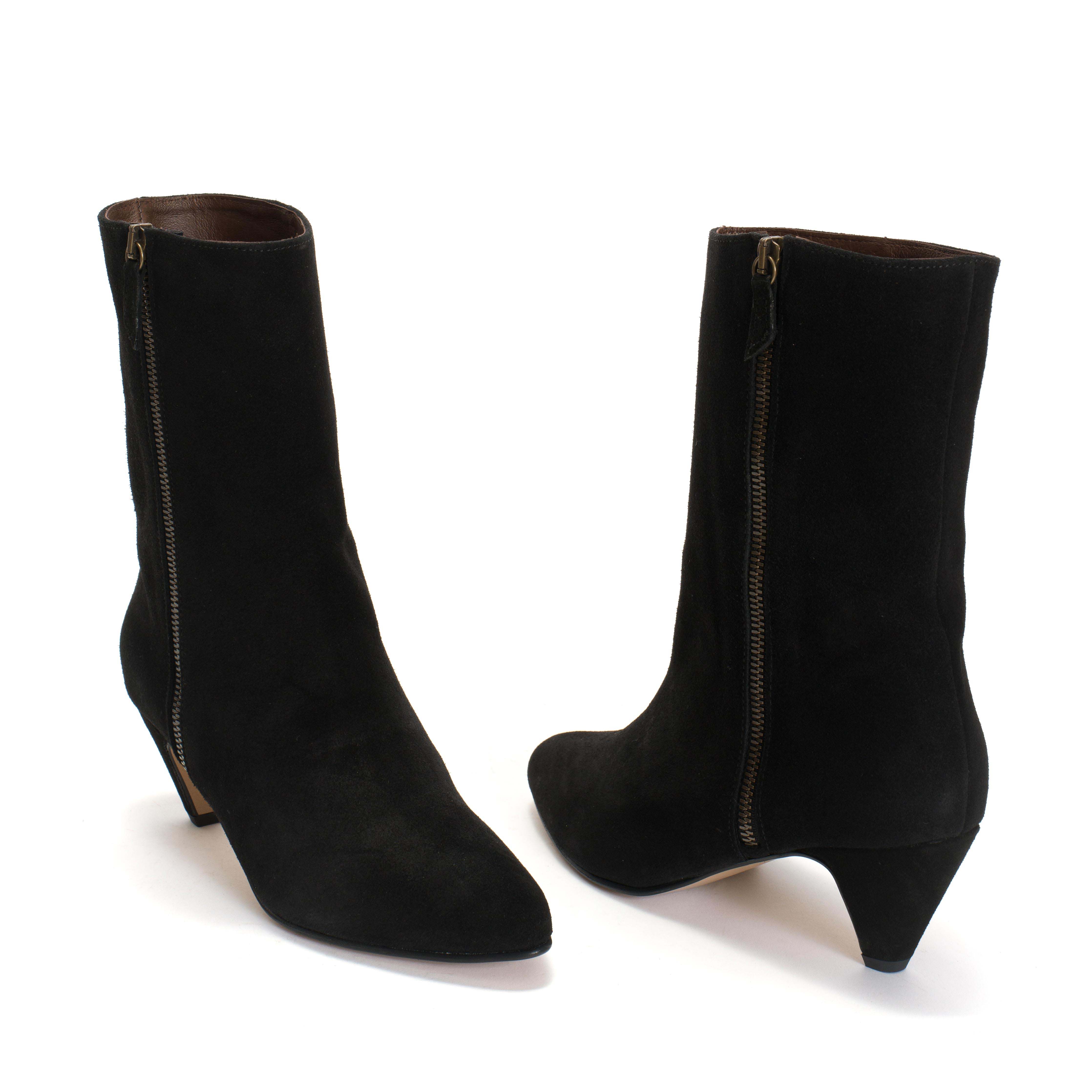 Livianna 50 stiletto Calf Suede Black