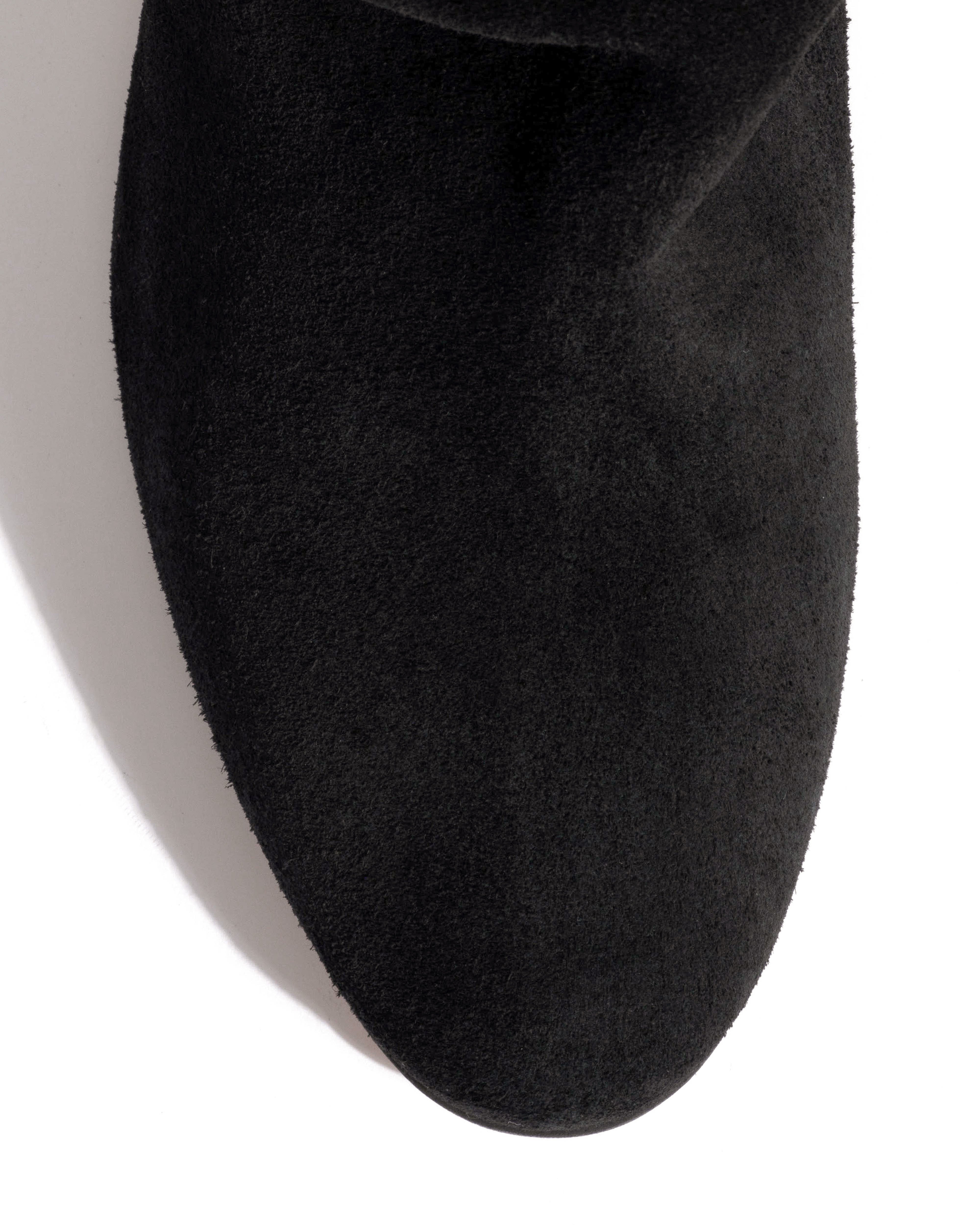 Lully 55 Calf suede Black