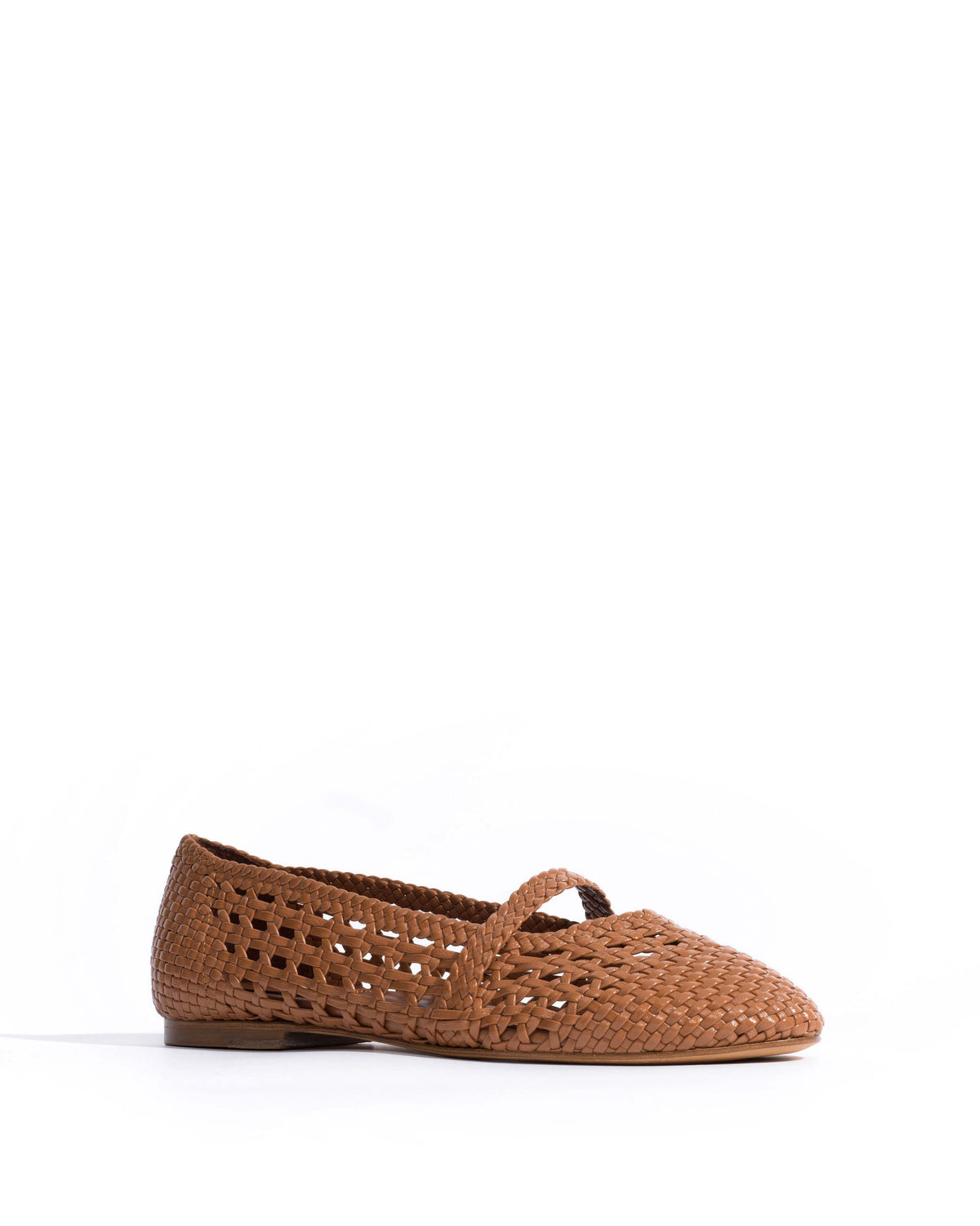 Maddie hand-braided Hand-braided leather Caramel