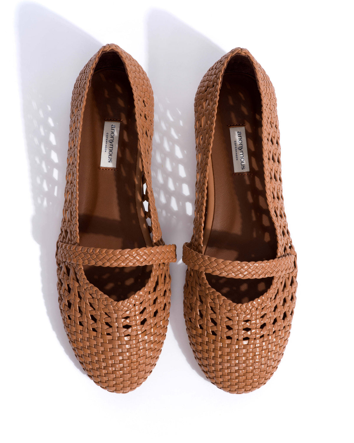Maddie hand-braided Hand-braided leather Caramel