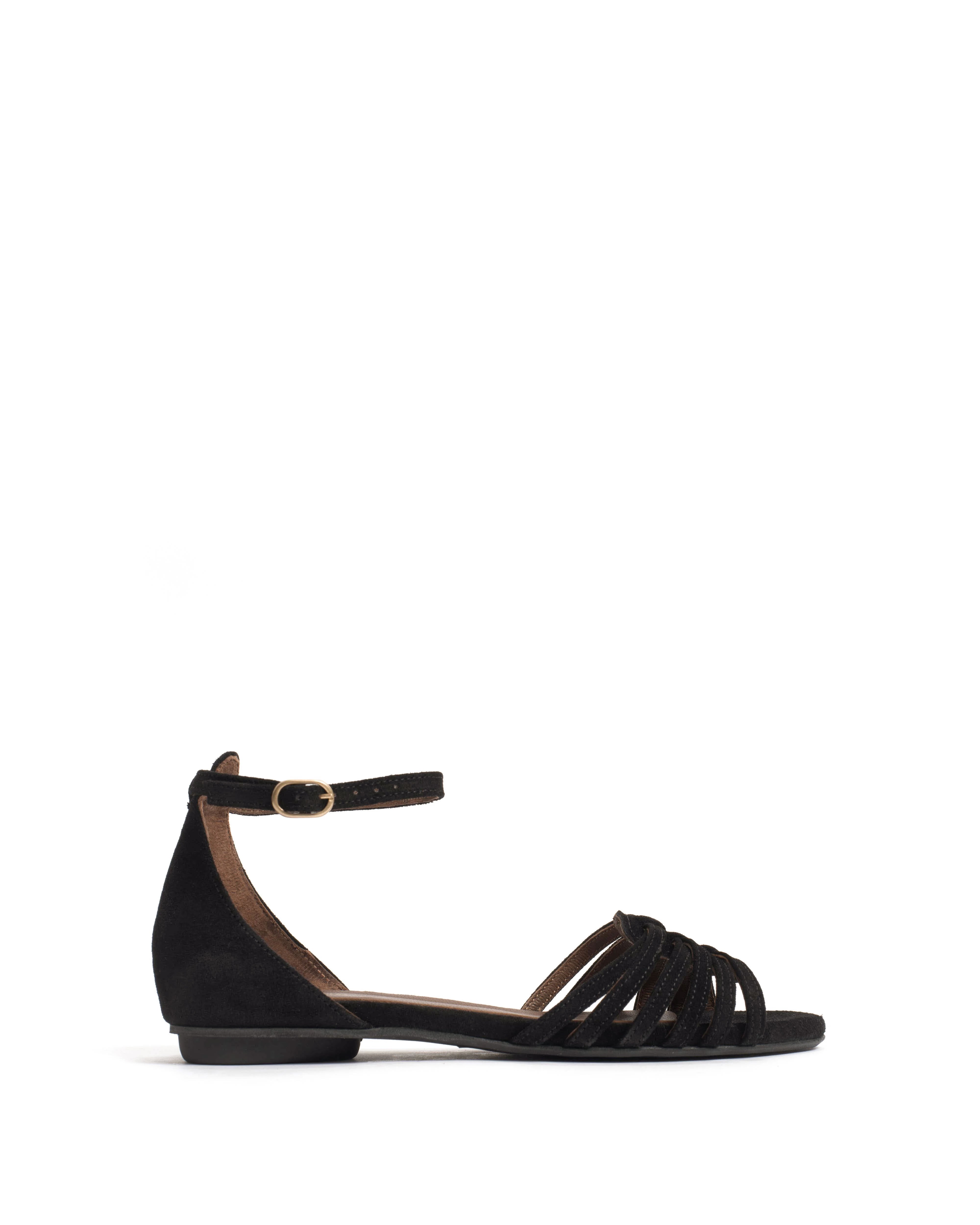 Mareike 10 Calf suede Black