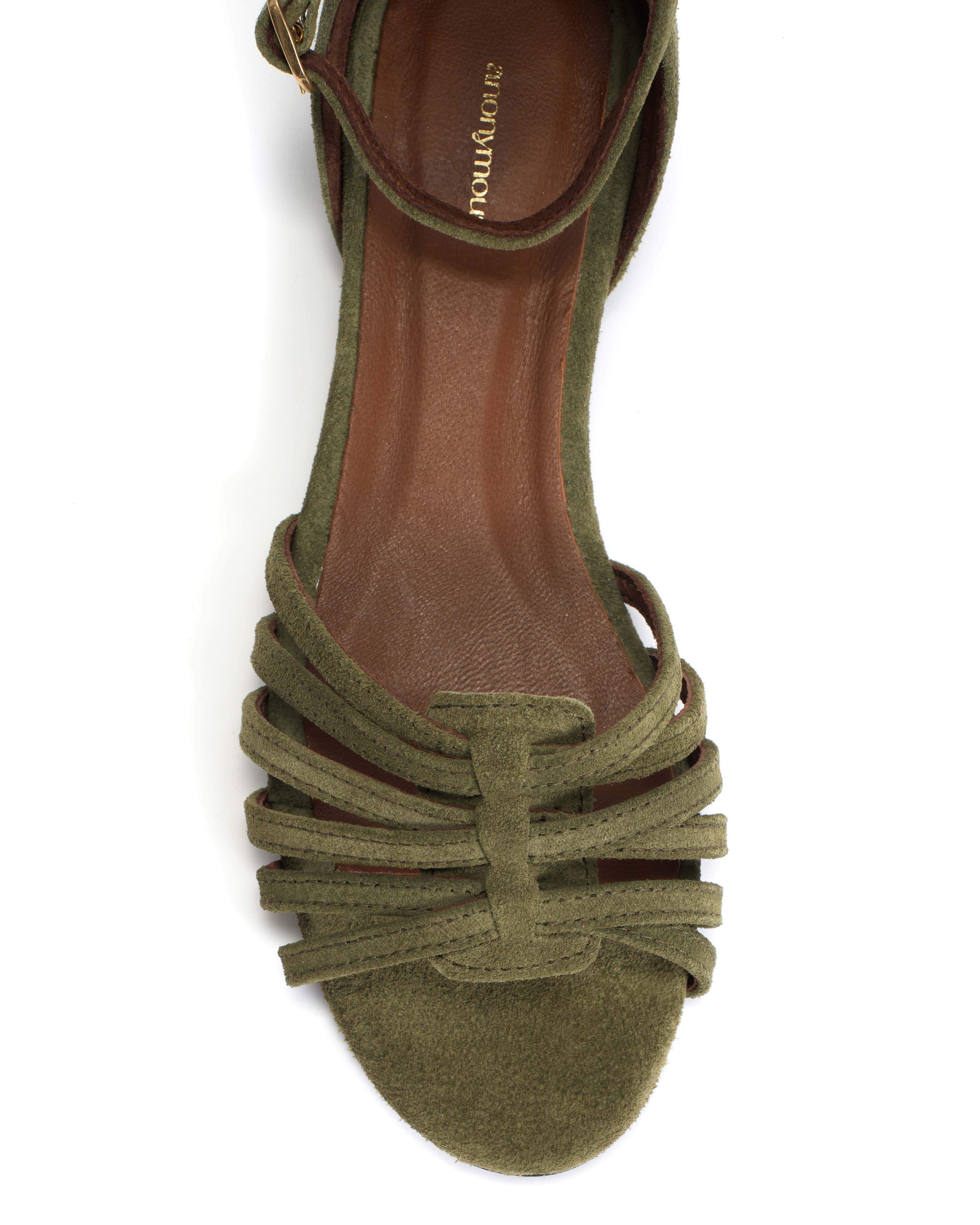 Mareike 10 Calf suede Olive green